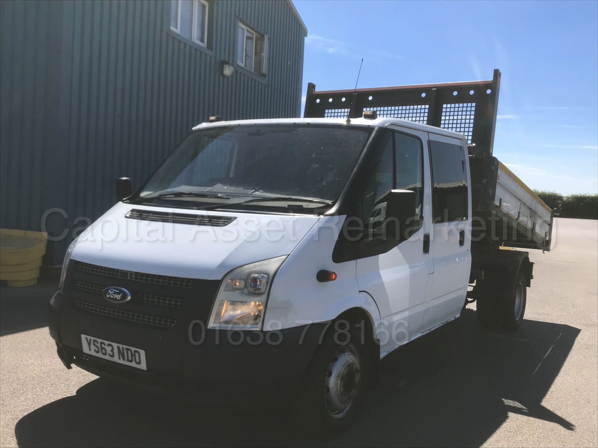 FORD TRANSIT 125 T350 'DOUBLE CAB - TIPPER' (2014) '2.1 TDCI - 125 BHP - 6 SPEED' - Image 4 of 29