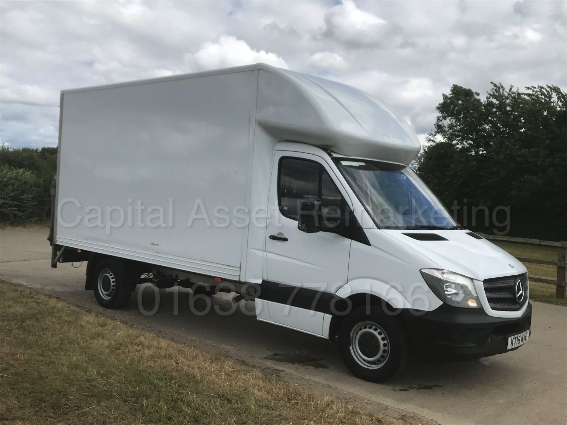 MERCEDES-BENZ SPRINTER 313 CDI 'LWB - LUTON / BOX VAN' (2015) '130 BHP - 6 SPEED' **TAIL LIFT**