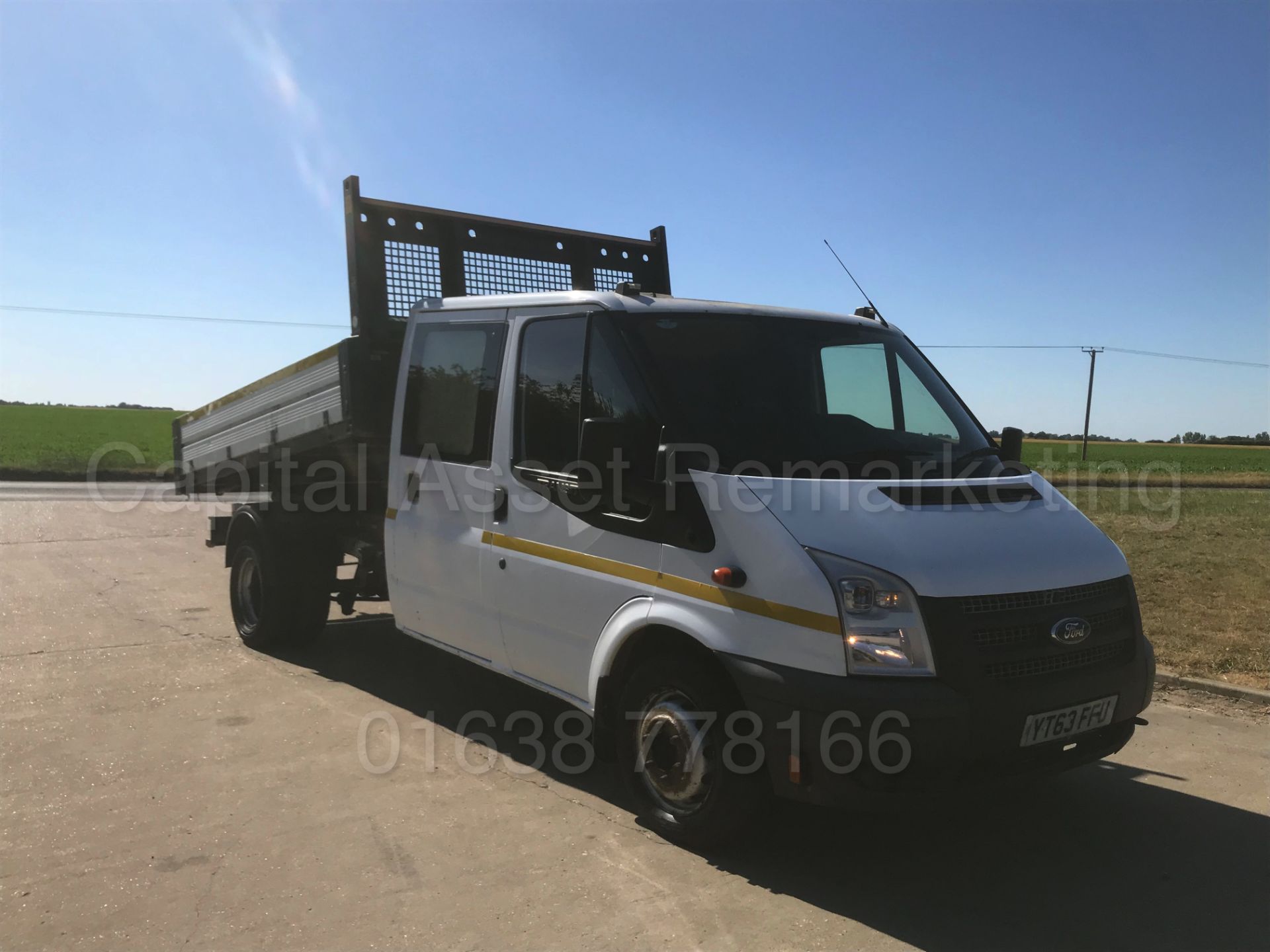 FORD TRANSIT 125 T350 RWD 'DOUBLE CAB - TIPPER' (2014 MODEL) '2.1 TDCI - 125 BHP - 6 SPEED' *3500KG* - Image 3 of 32