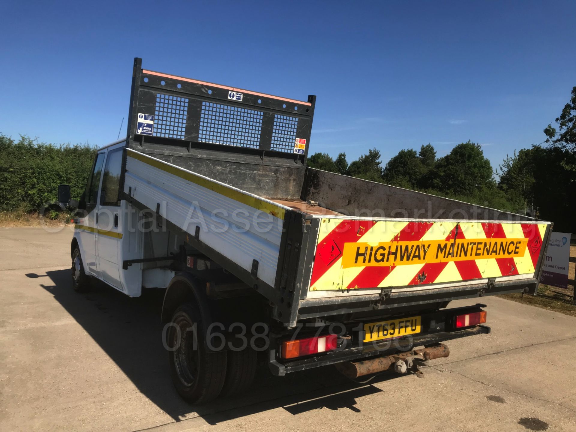 FORD TRANSIT 125 T350 RWD 'DOUBLE CAB - TIPPER' (2014 MODEL) '2.1 TDCI - 125 BHP - 6 SPEED' *3500KG* - Image 10 of 32