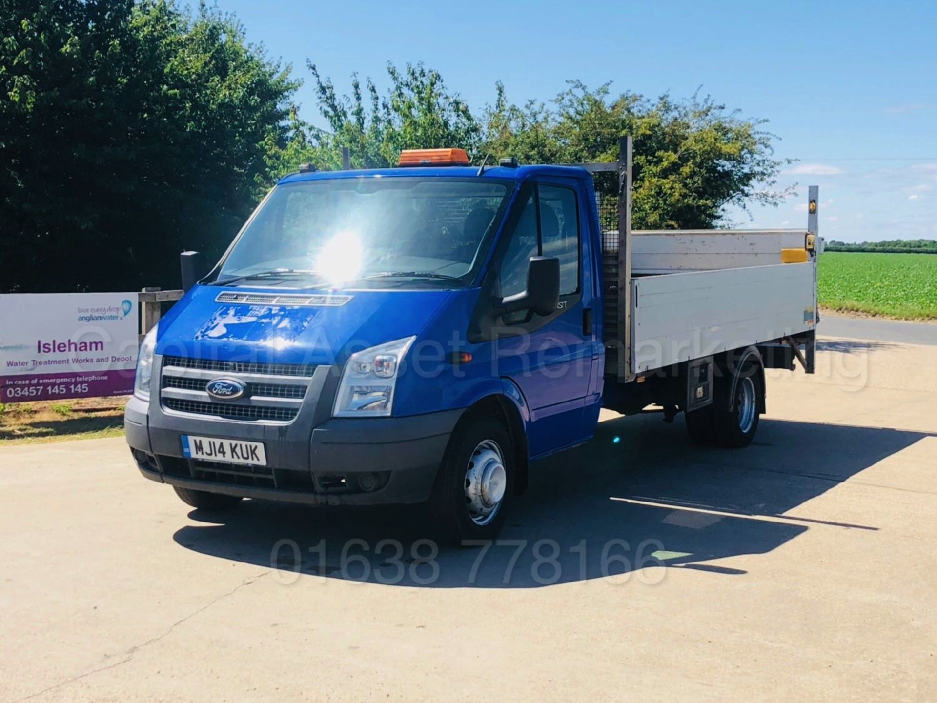 (On Sale) FORD TRANSIT 125 T350 'LWB - DROPSIDE' (2014) '2.2 TDCI - 125 BHP - 6 SPEED' **TAIL-LIFT** - Image 4 of 26
