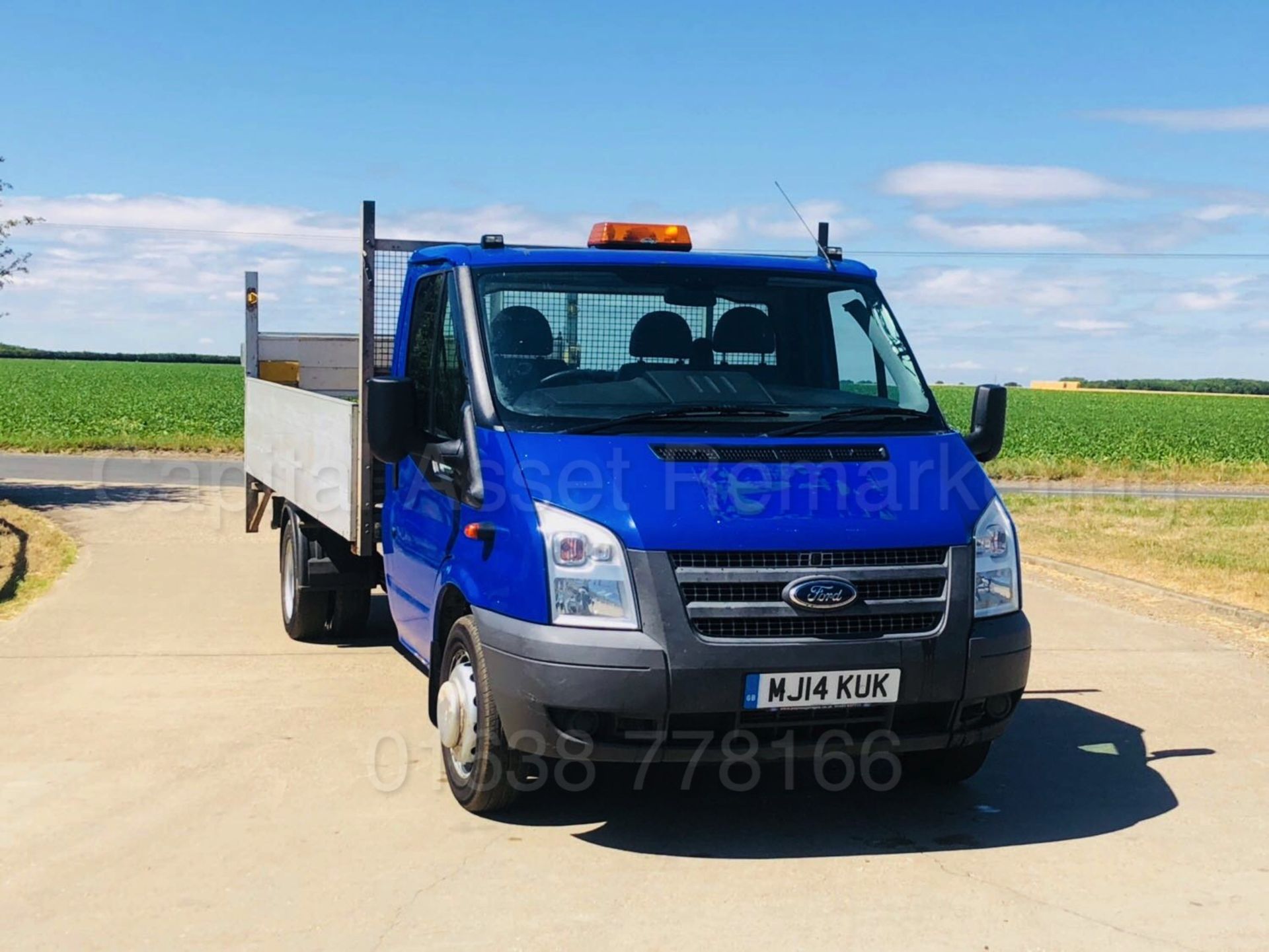 (On Sale) FORD TRANSIT 125 T350 'LWB - DROPSIDE' (2014) '2.2 TDCI - 125 BHP - 6 SPEED' **TAIL-LIFT** - Image 2 of 26