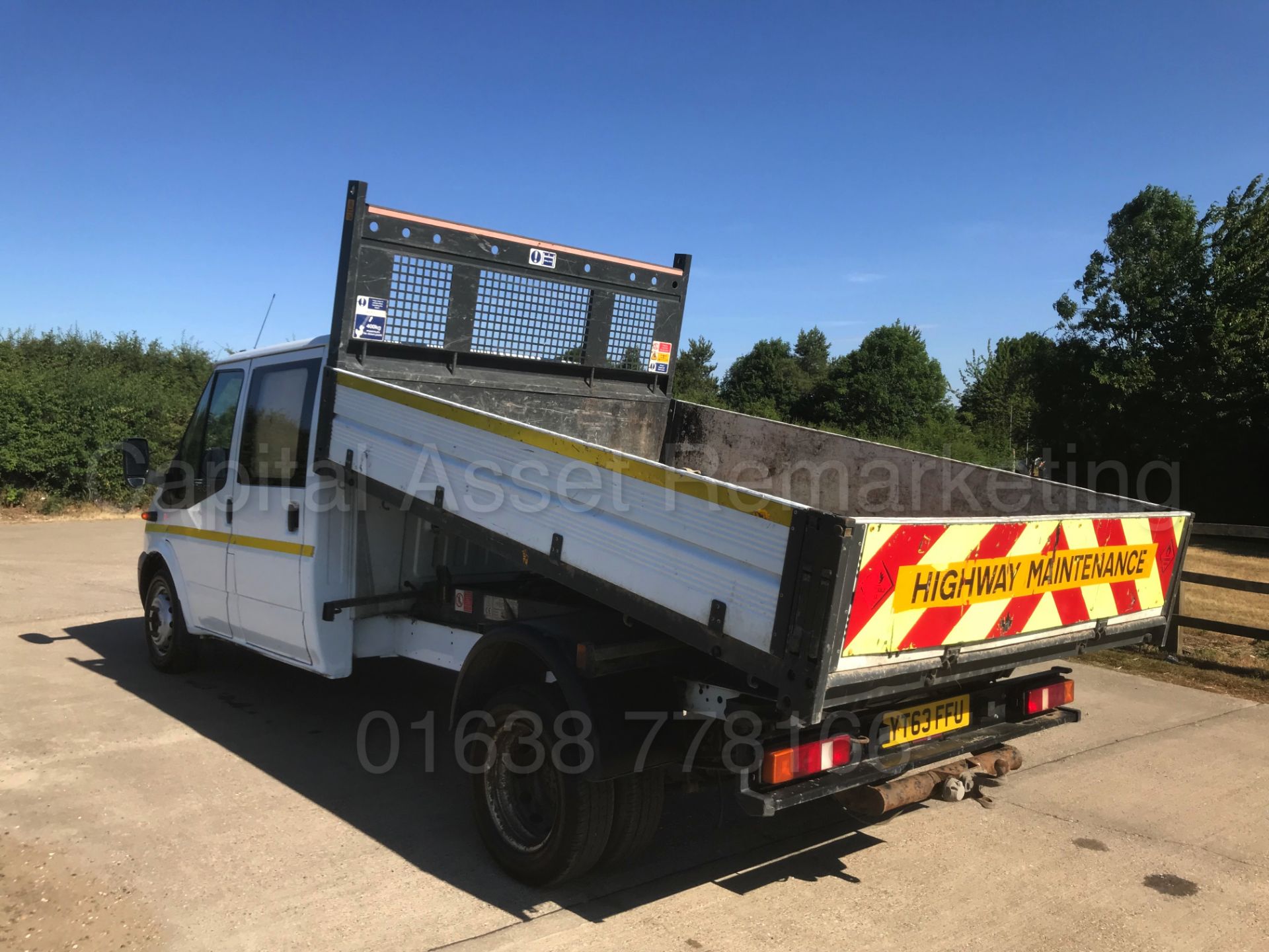 FORD TRANSIT 125 T350 RWD 'DOUBLE CAB - TIPPER' (2014 MODEL) '2.1 TDCI - 125 BHP - 6 SPEED' *3500KG* - Image 9 of 32