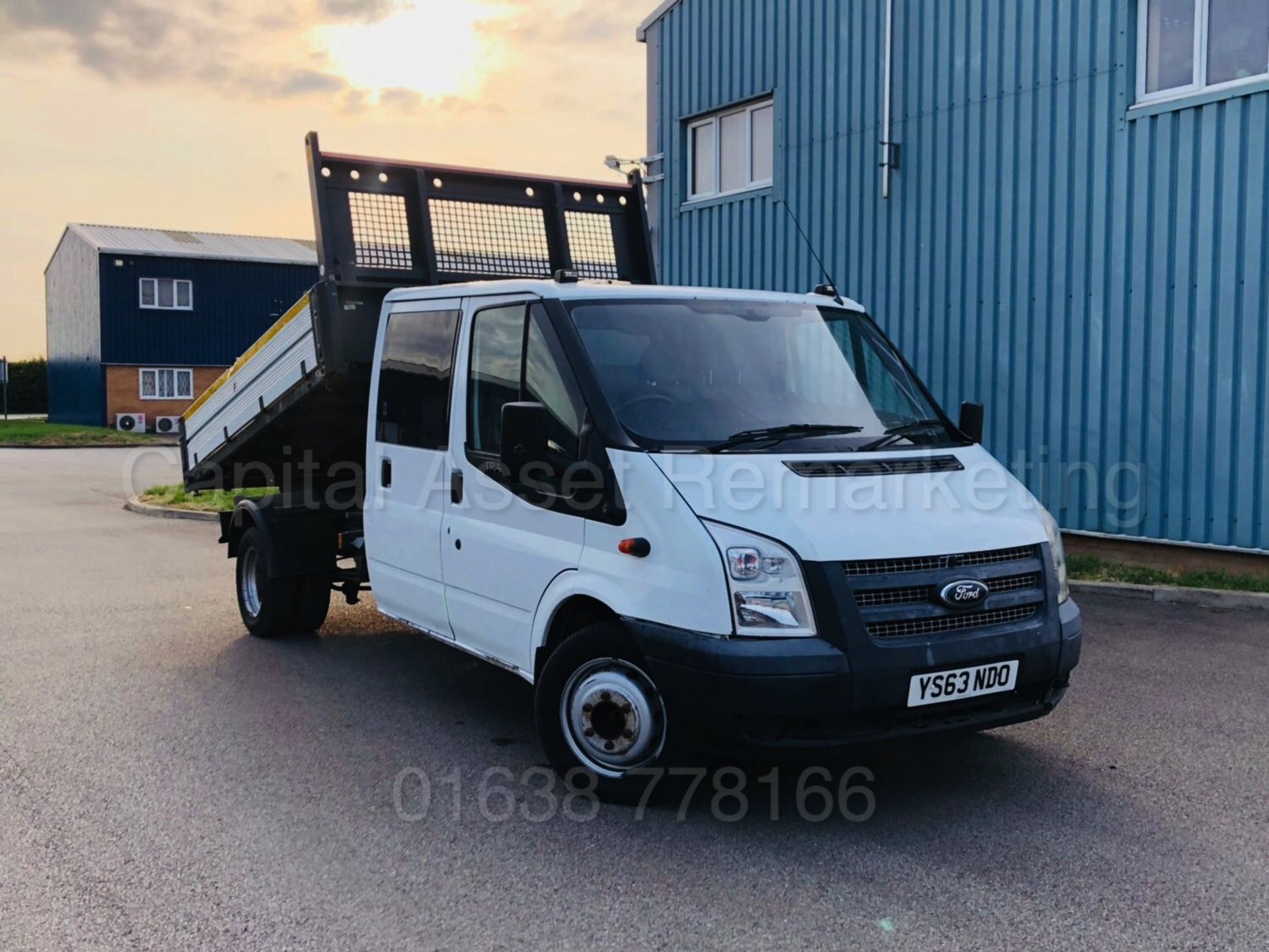 FORD TRANSIT 125 T350 'DOUBLE CAB - TIPPER' (2014) '2.1 TDCI - 125 BHP - 6 SPEED' *LOW MILES*