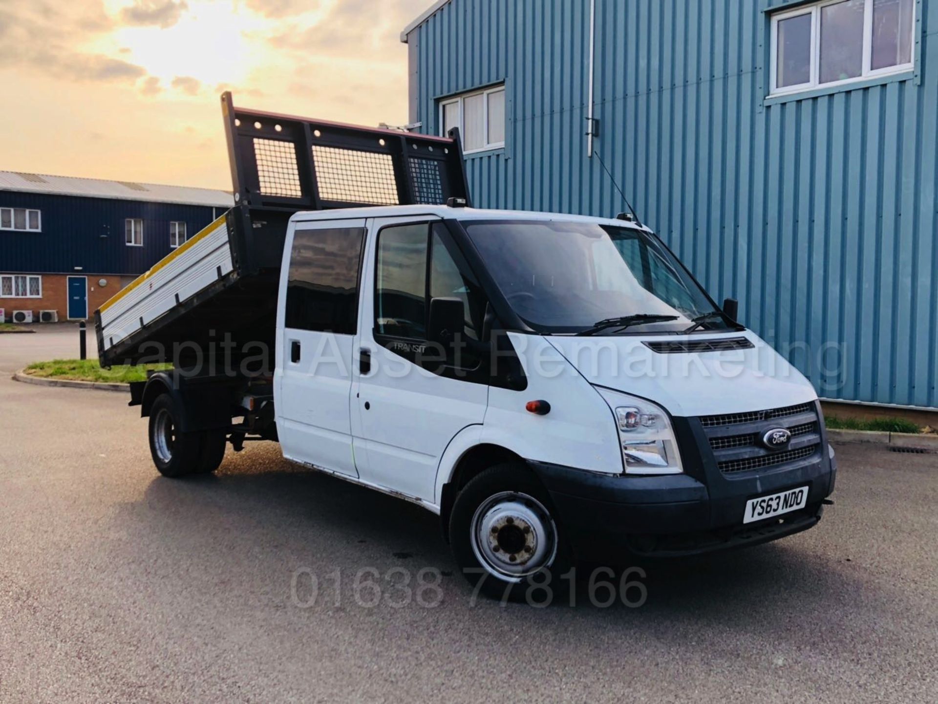 FORD TRANSIT 125 T350 'DOUBLE CAB - TIPPER' (2014) '2.1 TDCI - 125 BHP - 6 SPEED' *LOW MILES* - Image 3 of 34