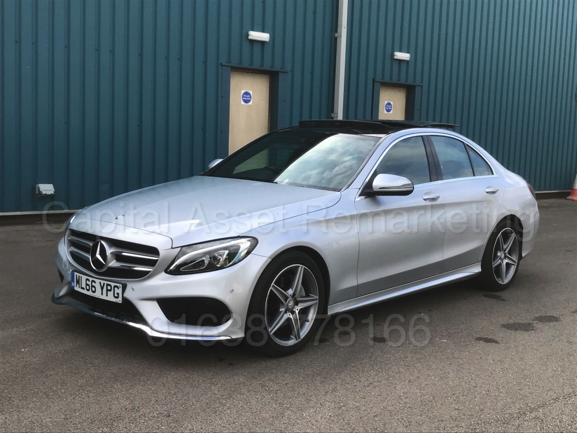 (On Sale) MERCEDES-BENZ C220D 'AMG - PREMIUM PLUS' (66 REG) '7-G TRONIC AUTO - SAT NAV - PAN ROOF'