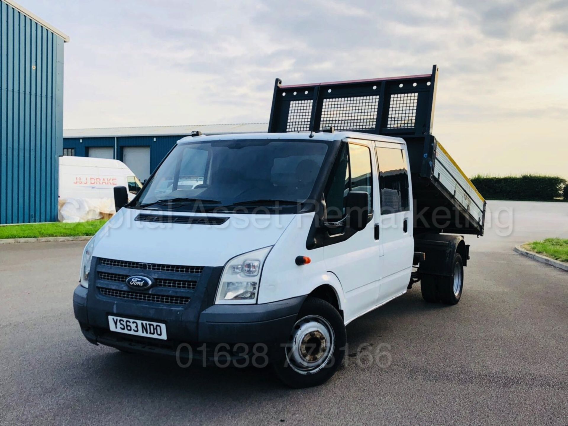 FORD TRANSIT 125 T350 'DOUBLE CAB - TIPPER' (2014) '2.1 TDCI - 125 BHP - 6 SPEED' *LOW MILES* - Image 7 of 34