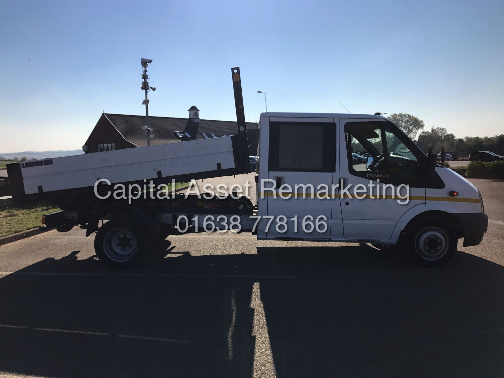 FORD TRANSIT 2.2TDCI "125PSI - 6 SPEED" T350 D/C TIPPER TWIN WHEEL (2014 YEAR) 1 OWNER *LOW MILES* - Image 6 of 18