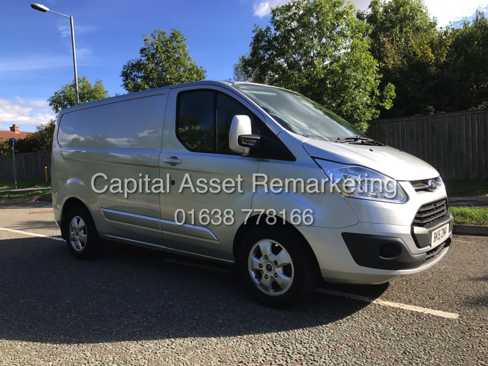 (ON SALE) FORD TRANSIT CUSTOM 2.0TDCI "LIMITED" 125BHP (15 REG-NEW SHAPE) 1 OWNER-AIR CON *TOP SPEC* - Image 2 of 15