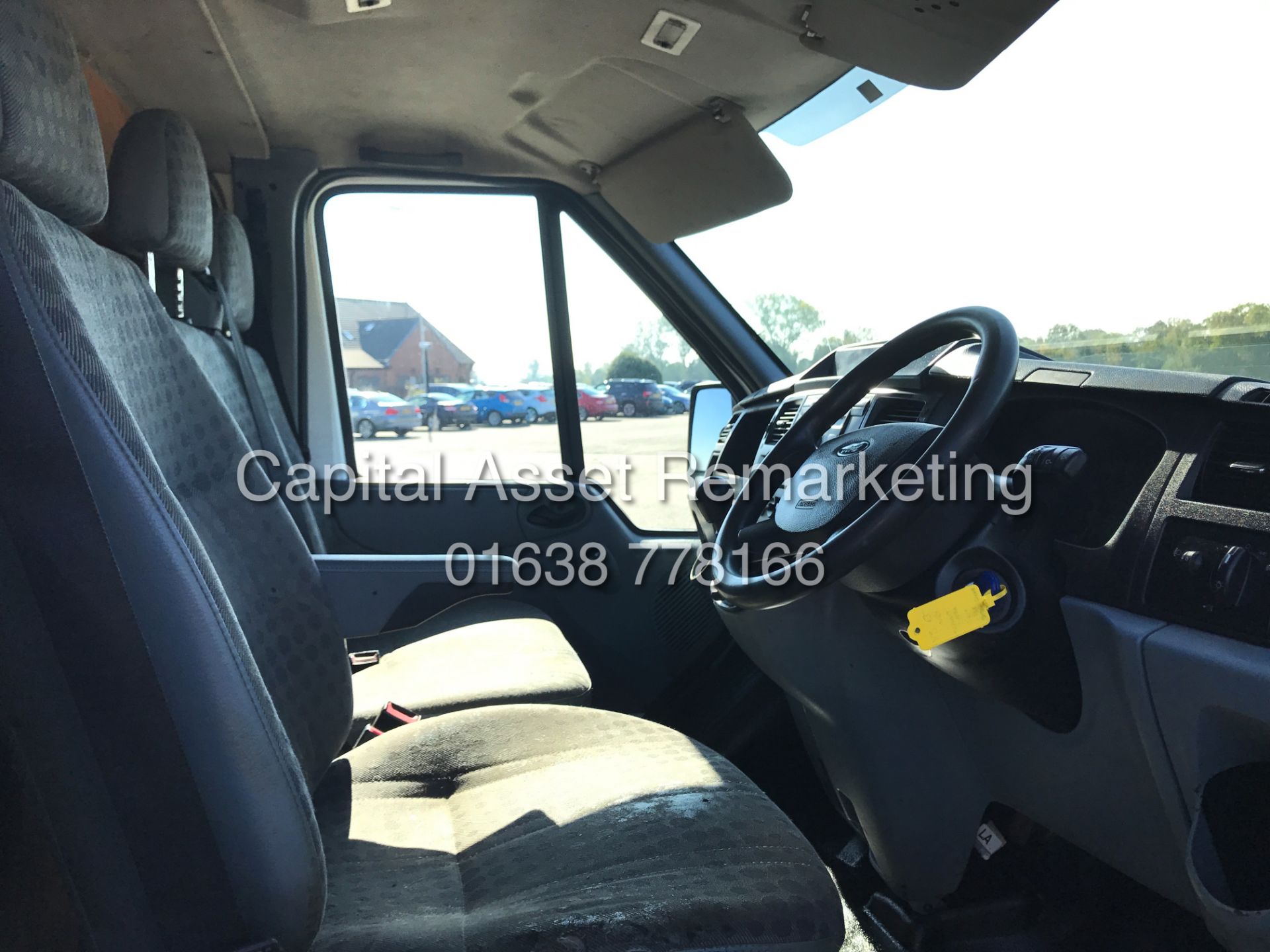 FORD TRANSIT 2.2TDCI "125PSI - 6 SPEED" T350 D/C TIPPER TWIN WHEEL (2014 YEAR) 1 OWNER *LOW MILES* - Image 10 of 18