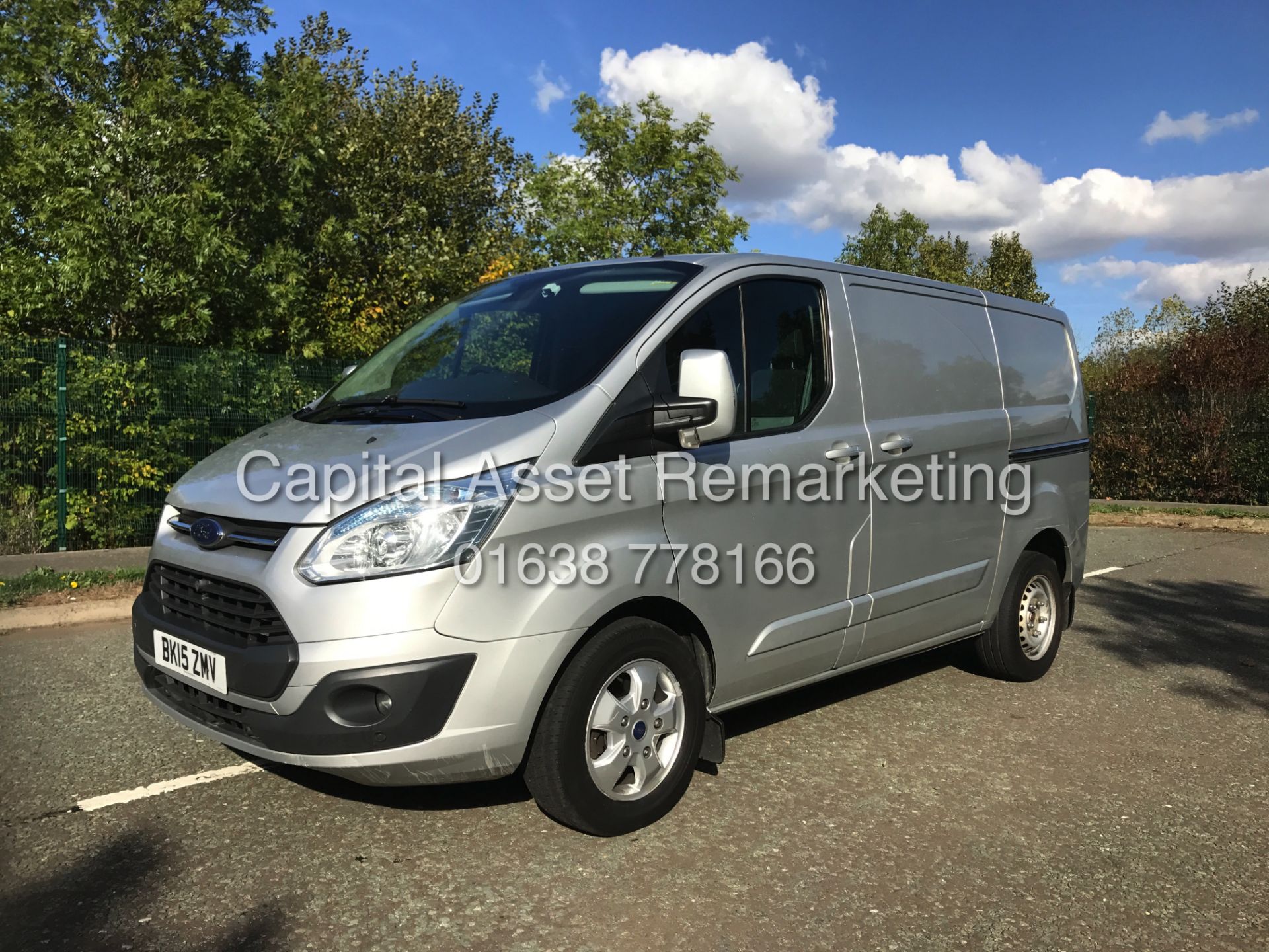 (ON SALE) FORD TRANSIT CUSTOM 2.0TDCI "LIMITED" 125BHP (15 REG-NEW SHAPE) 1 OWNER-AIR CON *TOP SPEC* - Image 4 of 15