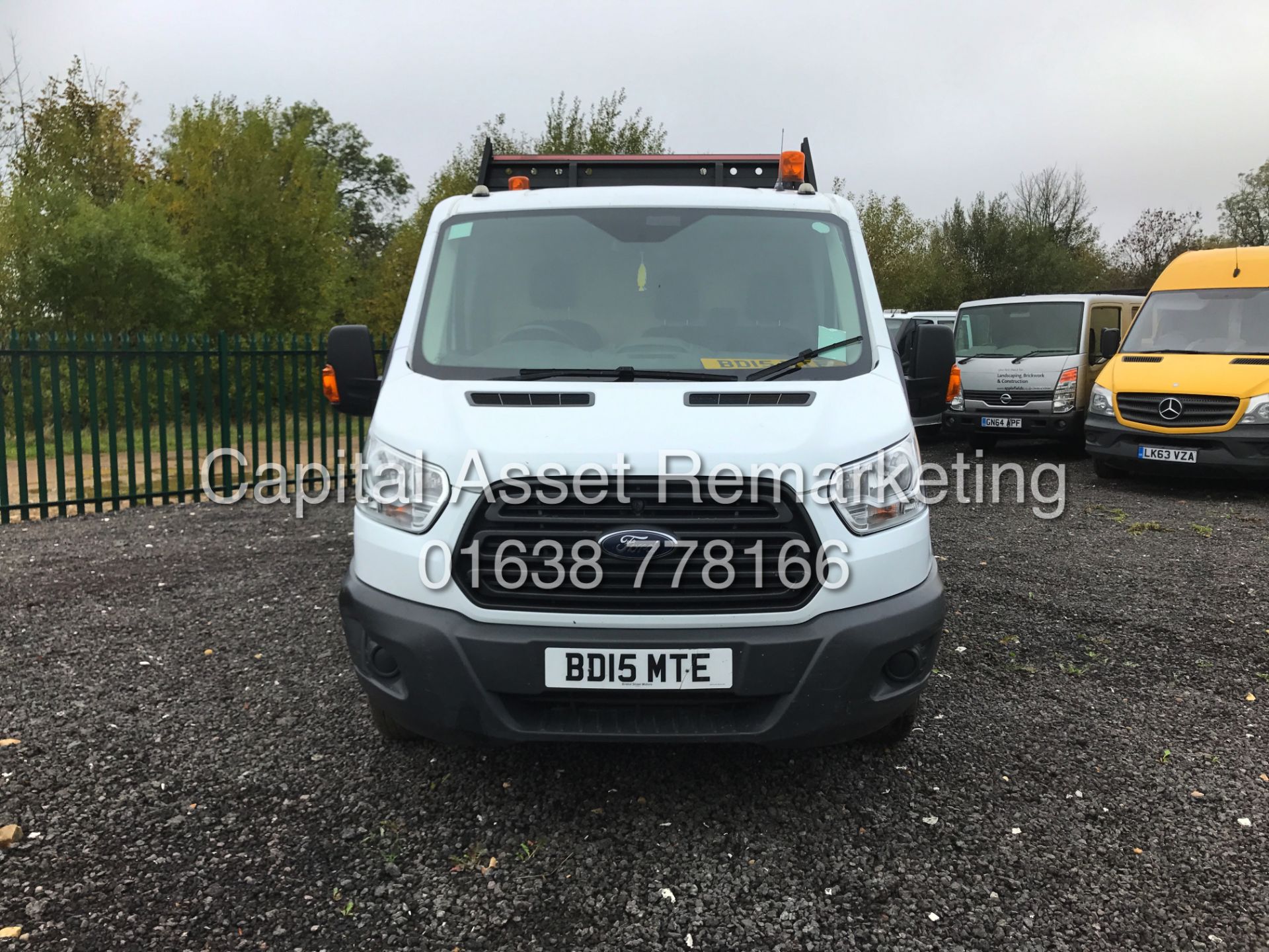 (ON SALE) FORD TRANSIT 2.2TDCI "125PSI-6 SPEED" 15 REG "TWIN WHEEL TIPPER" 1 OWNER FSH -3500KG GROSS - Image 2 of 15