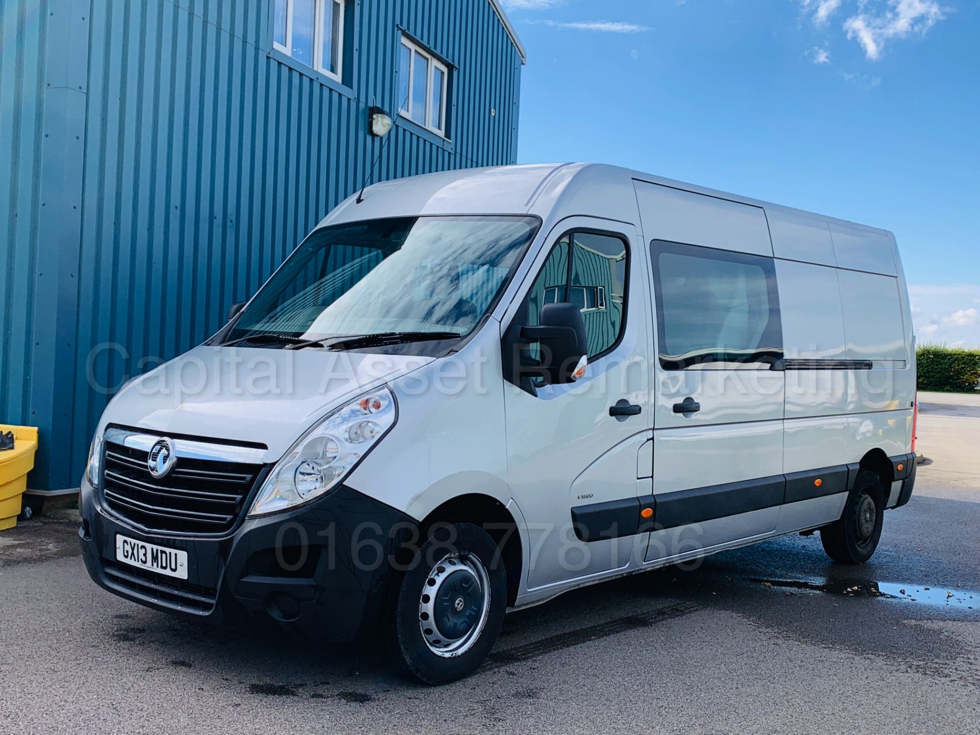 (On Sale) VAUXHALL MOVANO F3500 *LWB - 7 SEATER CREW VAN* (2013) '2.3 CDTI - 6 SPEED' (NO VAT)