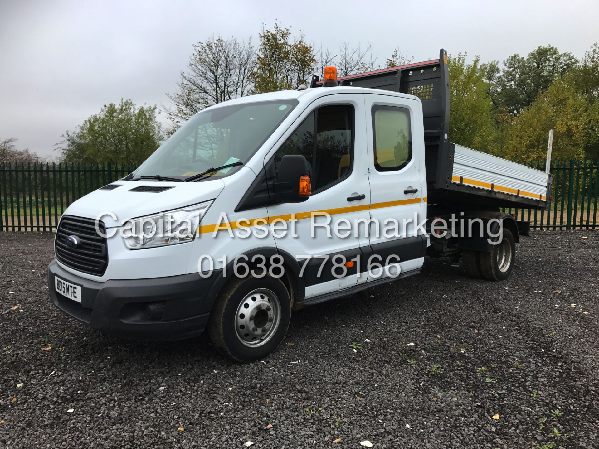 (ON SALE) FORD TRANSIT 2.2TDCI "125PSI-6 SPEED" 15 REG "TWIN WHEEL TIPPER" 1 OWNER FSH -3500KG GROSS