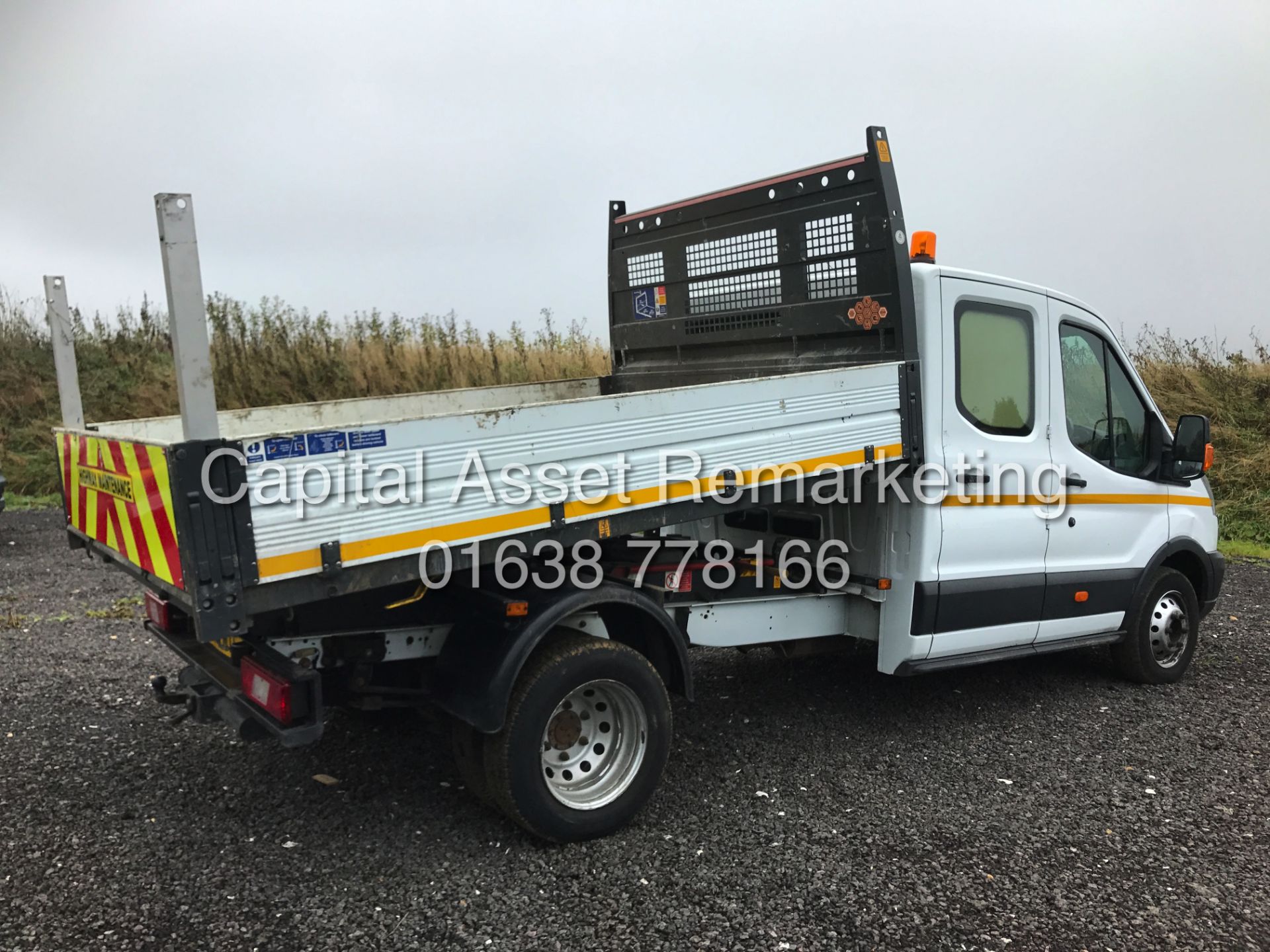 (ON SALE) FORD TRANSIT 2.2TDCI "125PSI-6 SPEED" 15 REG "TWIN WHEEL TIPPER" 1 OWNER FSH -3500KG GROSS - Image 4 of 15