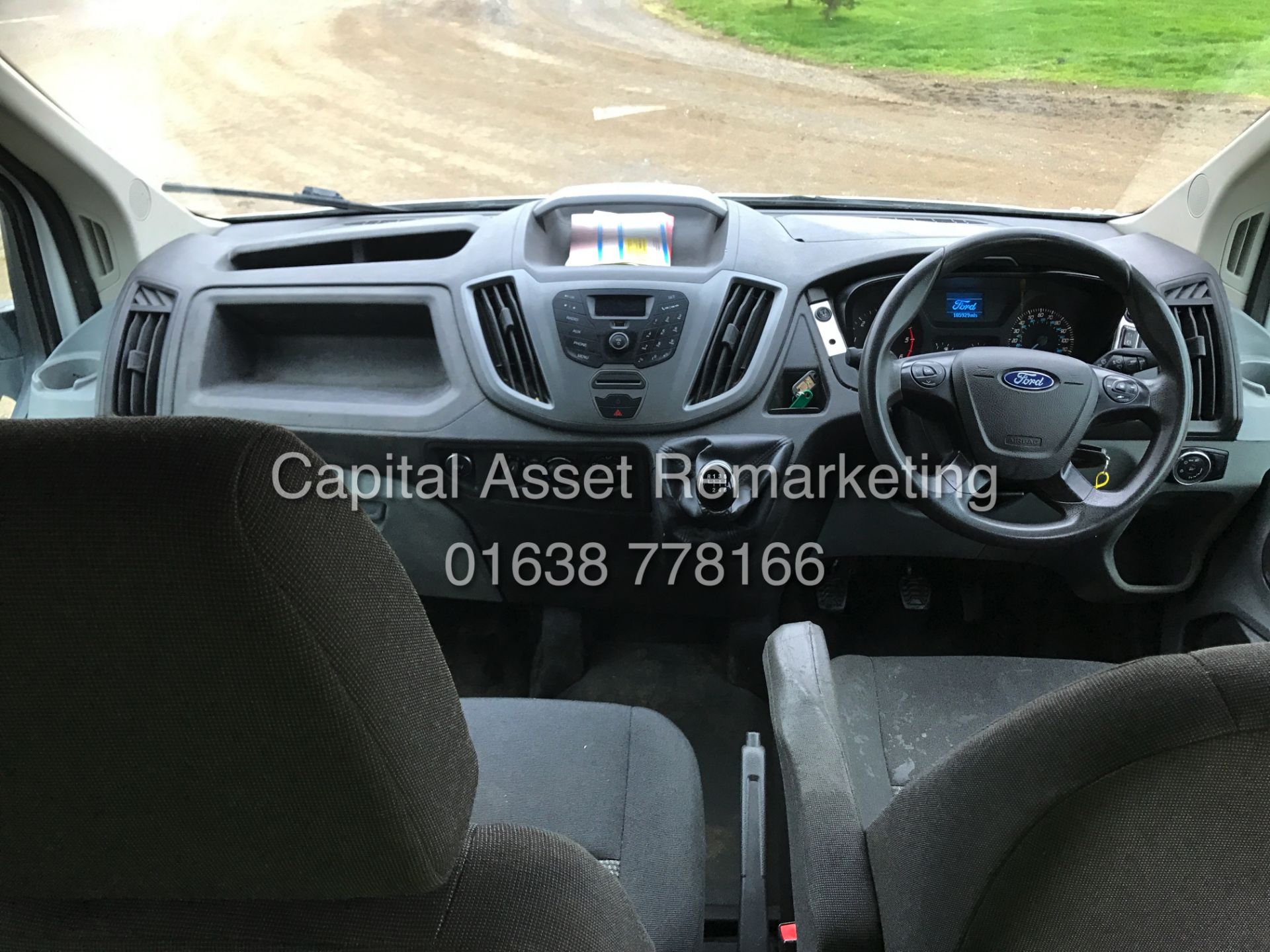 FORD TRANSIT 2.2TDCI "125PSI" T350 TIPPER TRUCK - DOUBLE CAB (15 REG) 1 OWNER - TWIN REAR WHEELS!!! - Image 12 of 15