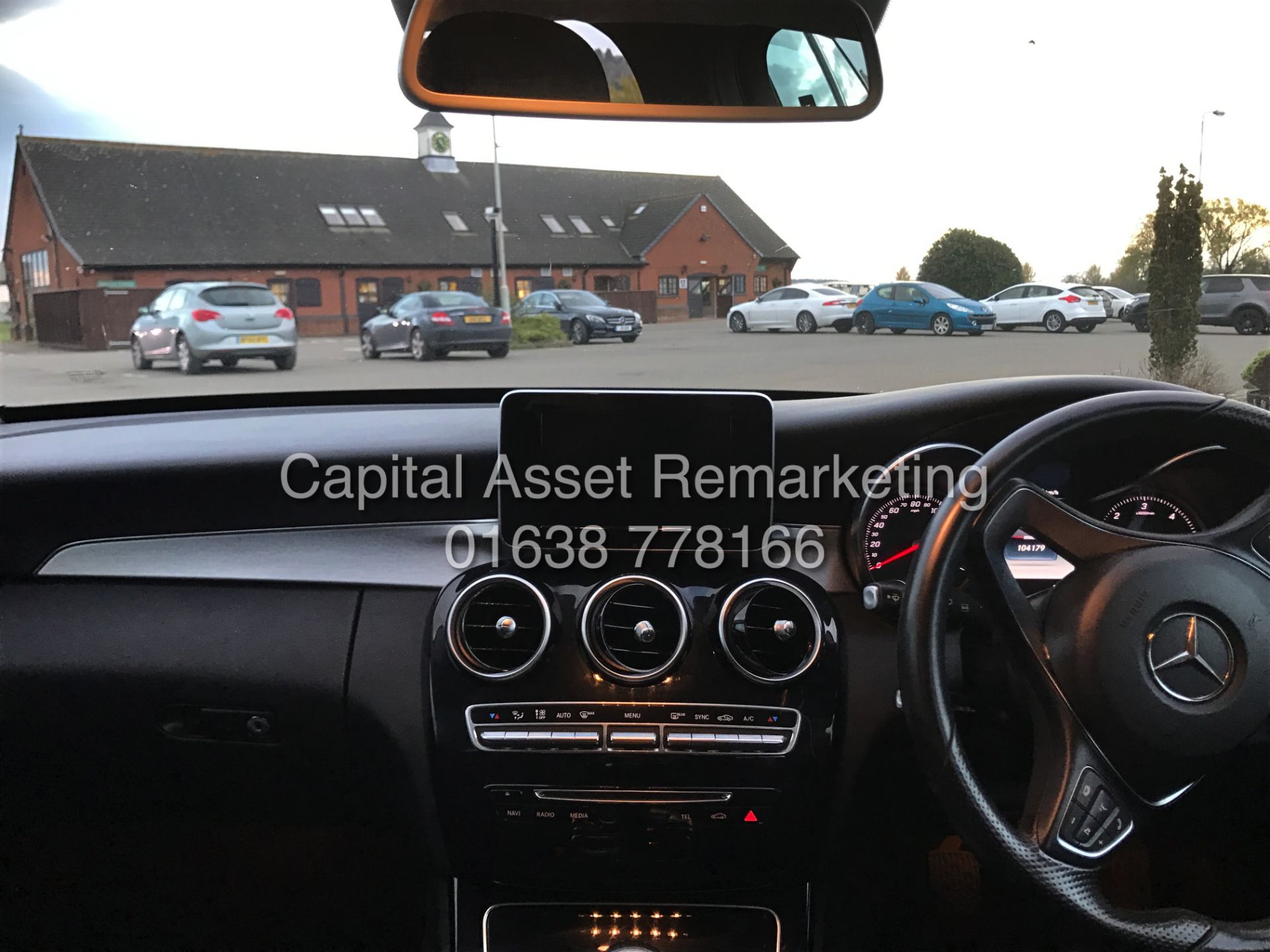 MERCEDES C220D "SPORT LINE" ESTATE (2015 MODEL) SAT NAV - LEATHER - 1 OWNER FSH - GREAT SPEC *LOOK* - Image 9 of 22