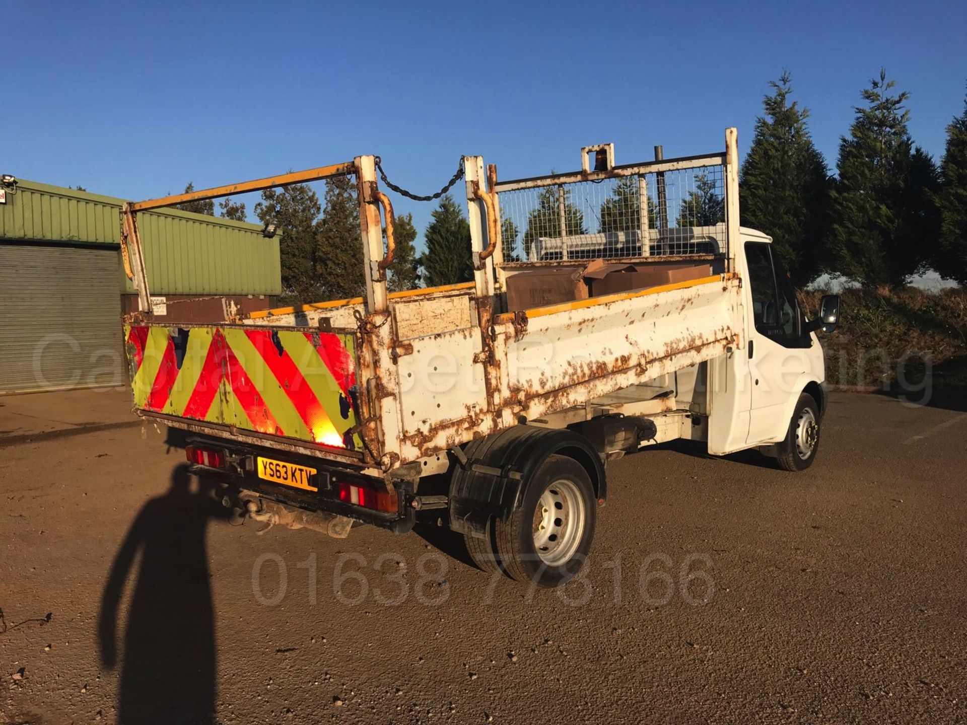 FORD TRANSIT T350L 2.2TDCI TIPPER - 63 REG - 1 OWNER - TWIN REAR WHEELS - 3500KG GROSS - LOOK!! - Image 6 of 10