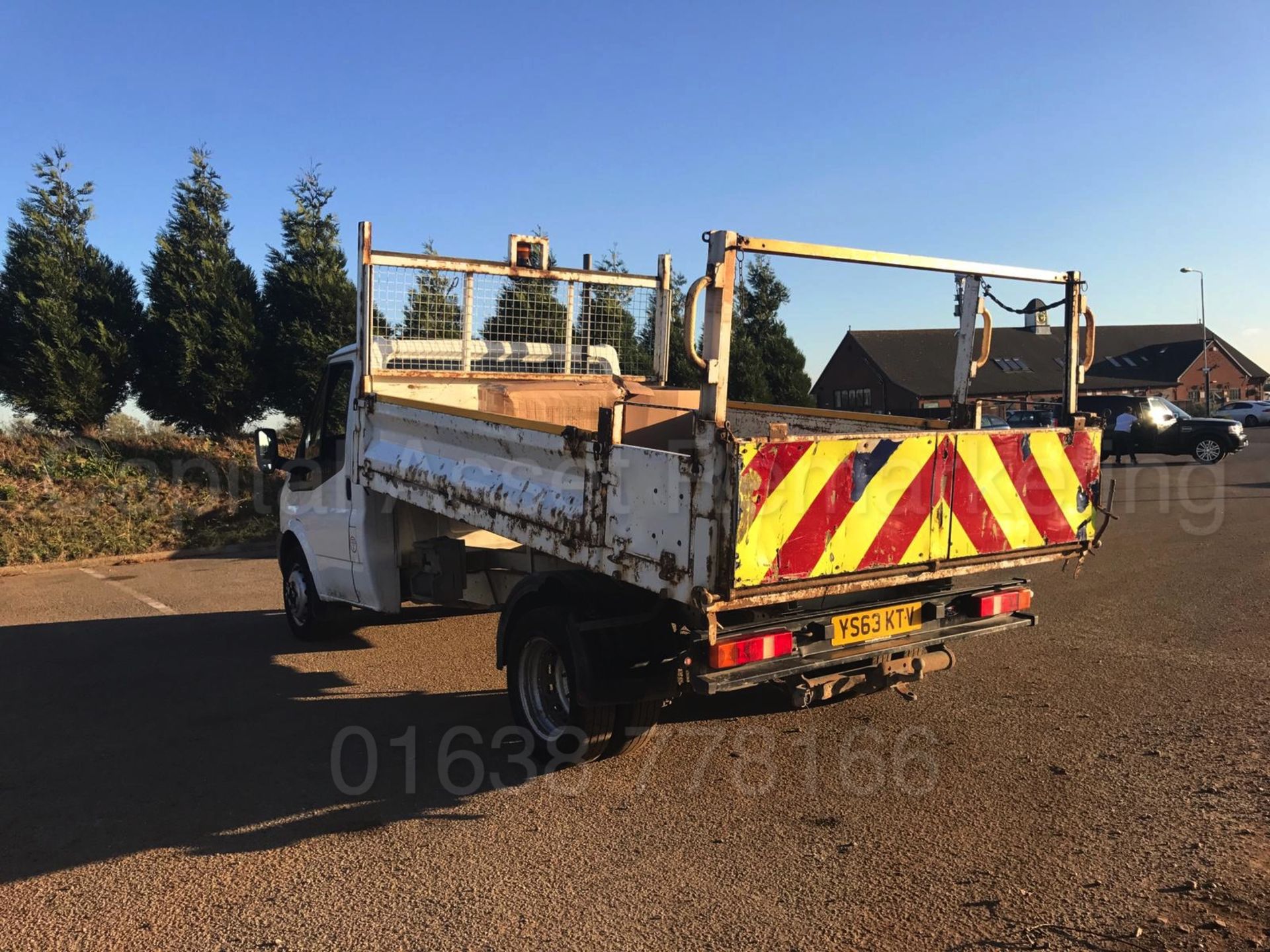 FORD TRANSIT T350L 2.2TDCI TIPPER - 63 REG - 1 OWNER - TWIN REAR WHEELS - 3500KG GROSS - LOOK!! - Image 5 of 10