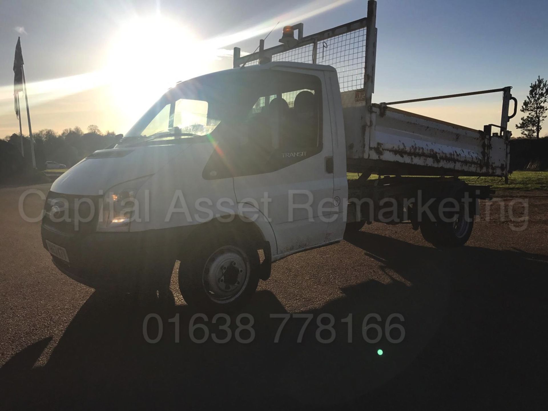 FORD TRANSIT T350L 2.2TDCI TIPPER - 63 REG - 1 OWNER - TWIN REAR WHEELS - 3500KG GROSS - LOOK!! - Bild 3 aus 10