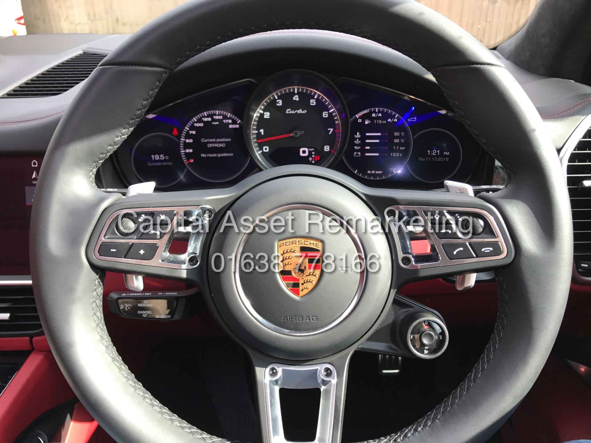 PORSCHE CAYENNE 4.0 "TURBO" (2018-ALL NEW MODEL) MONSTER SPEC-RED LEATHER-PAN ROOF 550BHP *MUST SEE* - Image 30 of 49