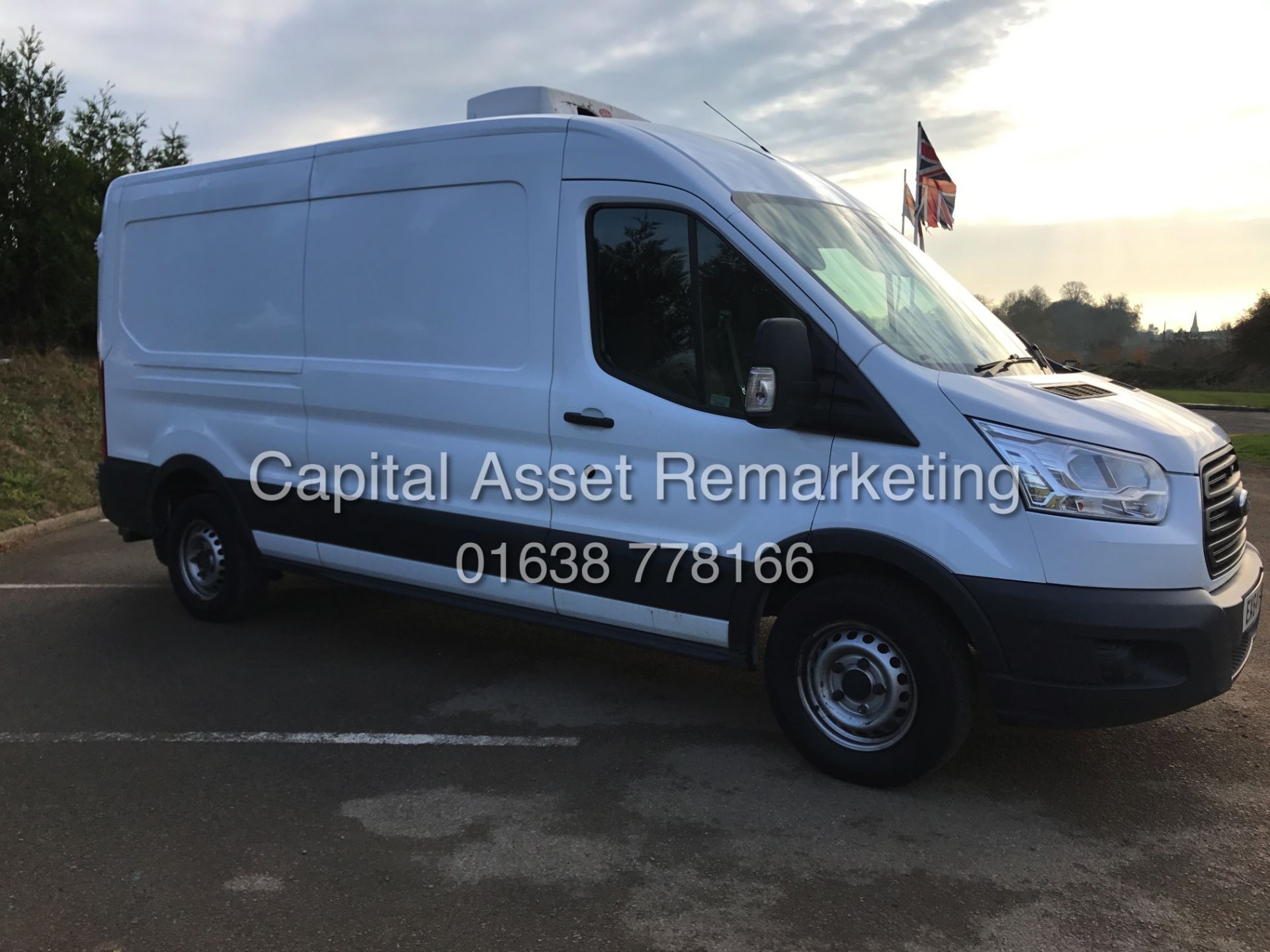 (On Sale) FORD TRANSIT 2.2TDCI "125 PS" T350 LWB "FRIDGE / FREEZER" VAN (64 REG) GAH UNIT -1 OWNER