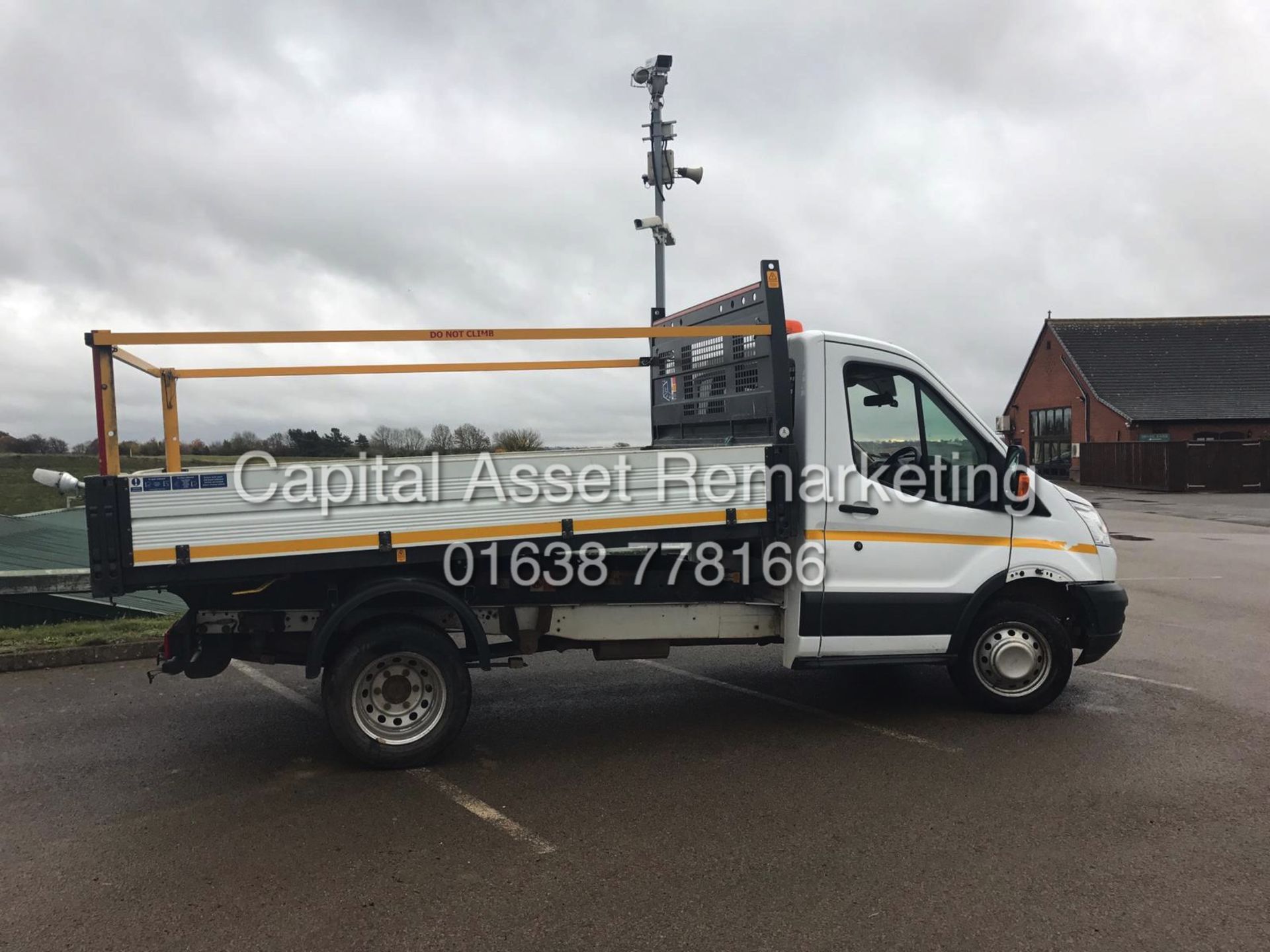 FORD TRANSIT 2.2TDCI "125PSI - 6 SPEED" T350 TWIN WHEEL "TIPPER" 1 OWNER FSH (15 REG - NEW SHAPE) - Image 4 of 16