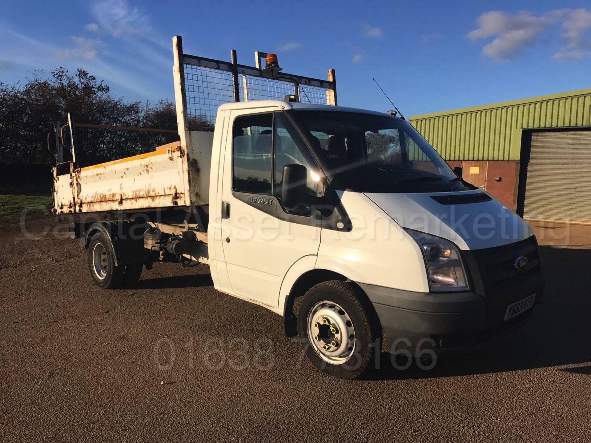 FORD TRANSIT T350L 2.2TDCI TIPPER - 63 REG - 1 OWNER - TWIN REAR WHEELS - 3500KG GROSS - LOOK!!