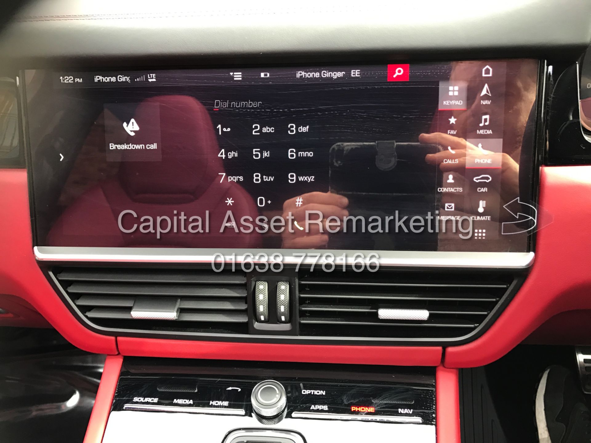 PORSCHE CAYENNE 4.0 "TURBO" (2018-ALL NEW MODEL) MONSTER SPEC-RED LEATHER-PAN ROOF 550BHP *MUST SEE* - Image 36 of 49