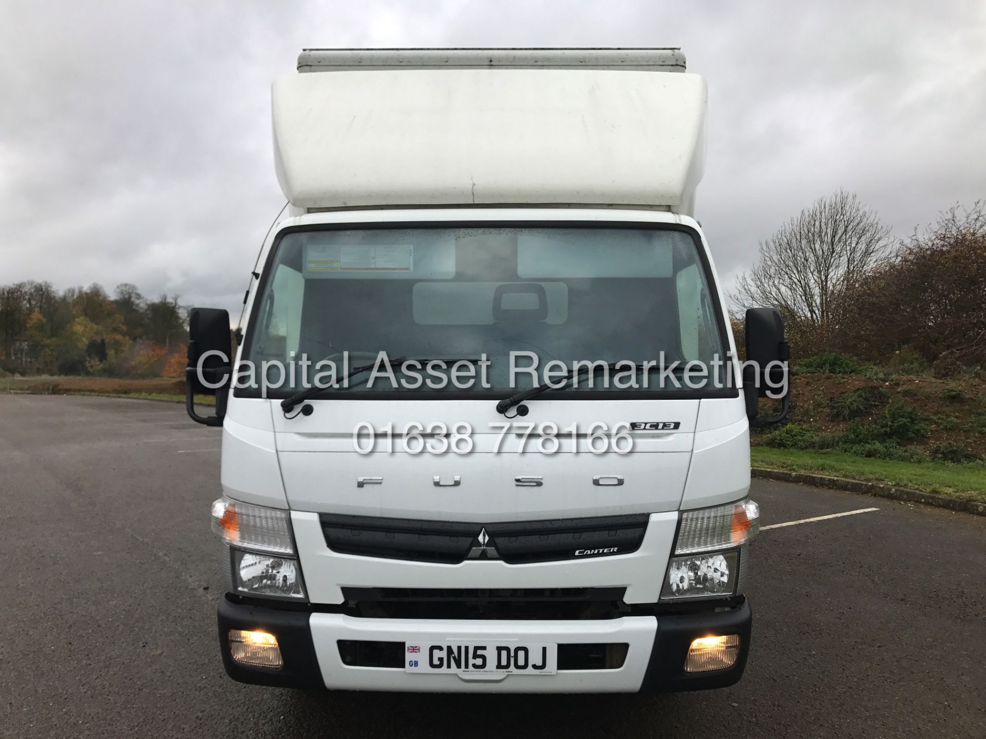 (ON SALE) MITSUBISHI FUSO CANTER 3.0D 3C13 (15 REG-NEW SHAPE) 15 FOOT BODY- 1 OWNER *IDEAL REMOVALS* - Image 3 of 17