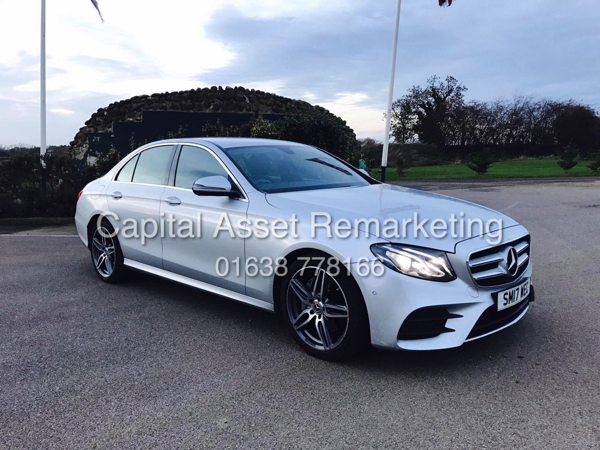 On Sale MERCEDES E220D "AMG LINE" 9G TRONIC (17 REG) 1 OWNER - SATNAV - FULL LEATHER **TOP SPEC**