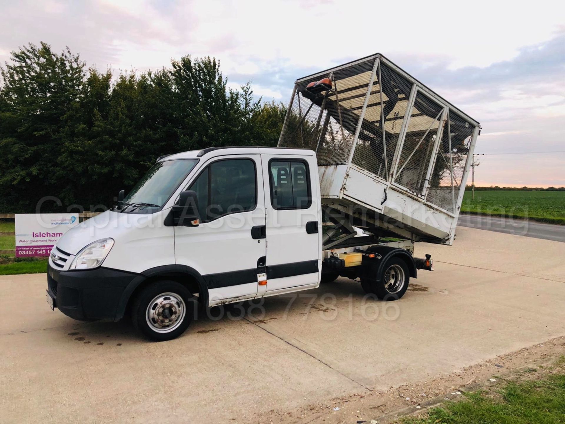 IVECO DAILY 35C12 *D/CAB - TIPPER* (2009 MODEL) '2.3 DIESEL - 115 BHP -5 SPEED' *LOW MILES*