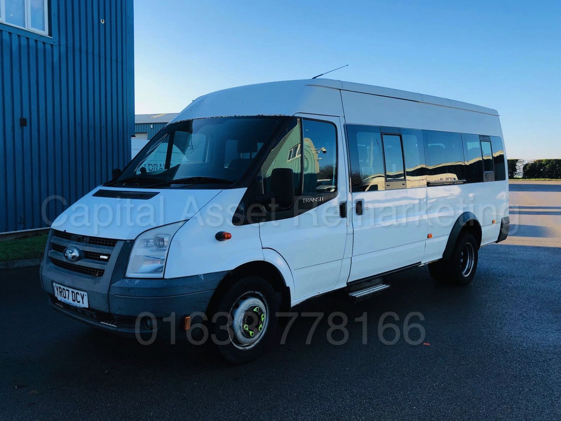 FORD TRANSIT *XLWB - 17 SEATER MINI-BUS* (2007) '2.4 TDCI -115 BHP- 6 SPEED' (NO VAT - SAVE 20%)