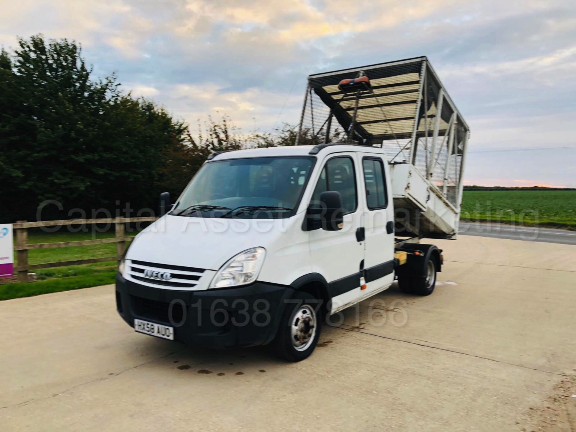IVECO DAILY 35C12 *D/CAB - TIPPER* (2009 MODEL) '2.3 DIESEL - 115 BHP -5 SPEED' *LOW MILES* - Image 2 of 22