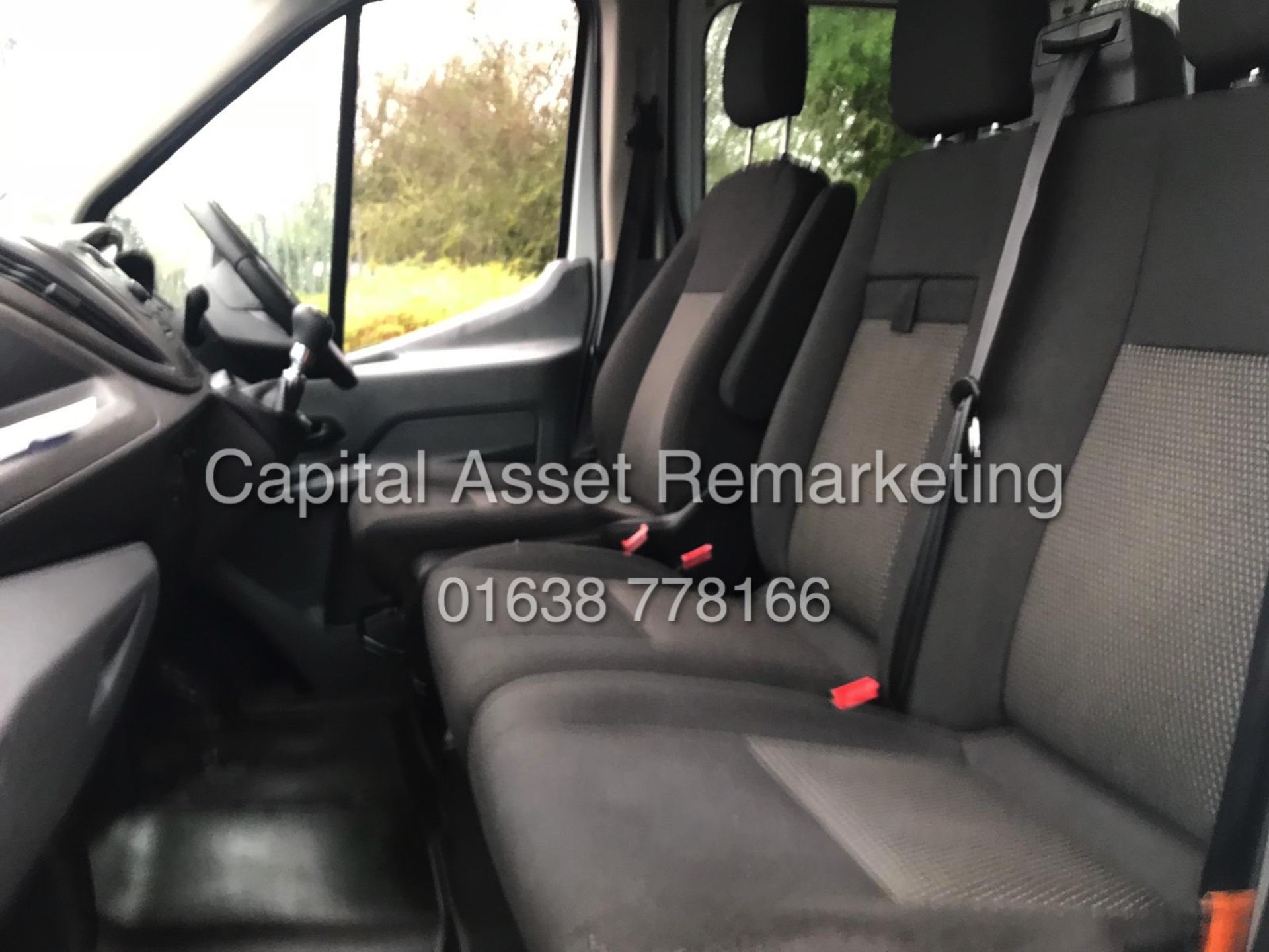 FORD TRANSIT 2.2TDCI "125" T350 D/C TIPPER (16 REG - NEW SHAPE) 1 OWNER ONLY 54K FROM NEW - Image 11 of 17