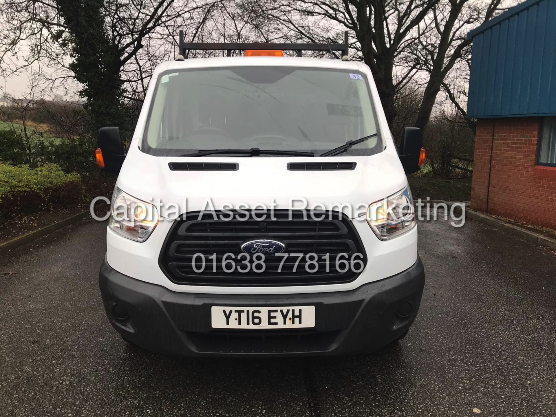 FORD TRANSIT 2.2TDCI "125" T350 D/C TIPPER (16 REG - NEW SHAPE) 1 OWNER ONLY 54K FROM NEW - Bild 2 aus 17