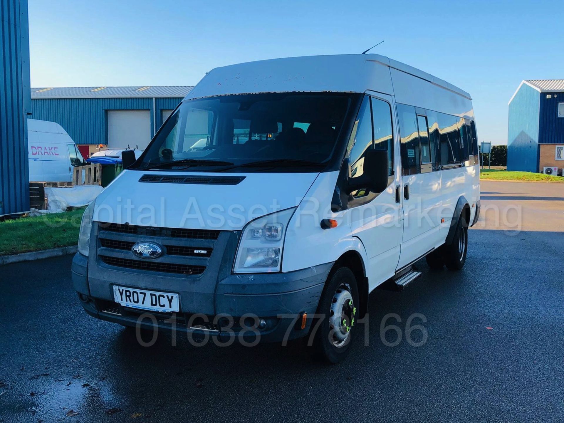 FORD TRANSIT *XLWB - 17 SEATER MINI-BUS* (2007) '2.4 TDCI - 115 BHP - 6 SPEED' (NO VAT - SAVE 20%) - Image 2 of 31