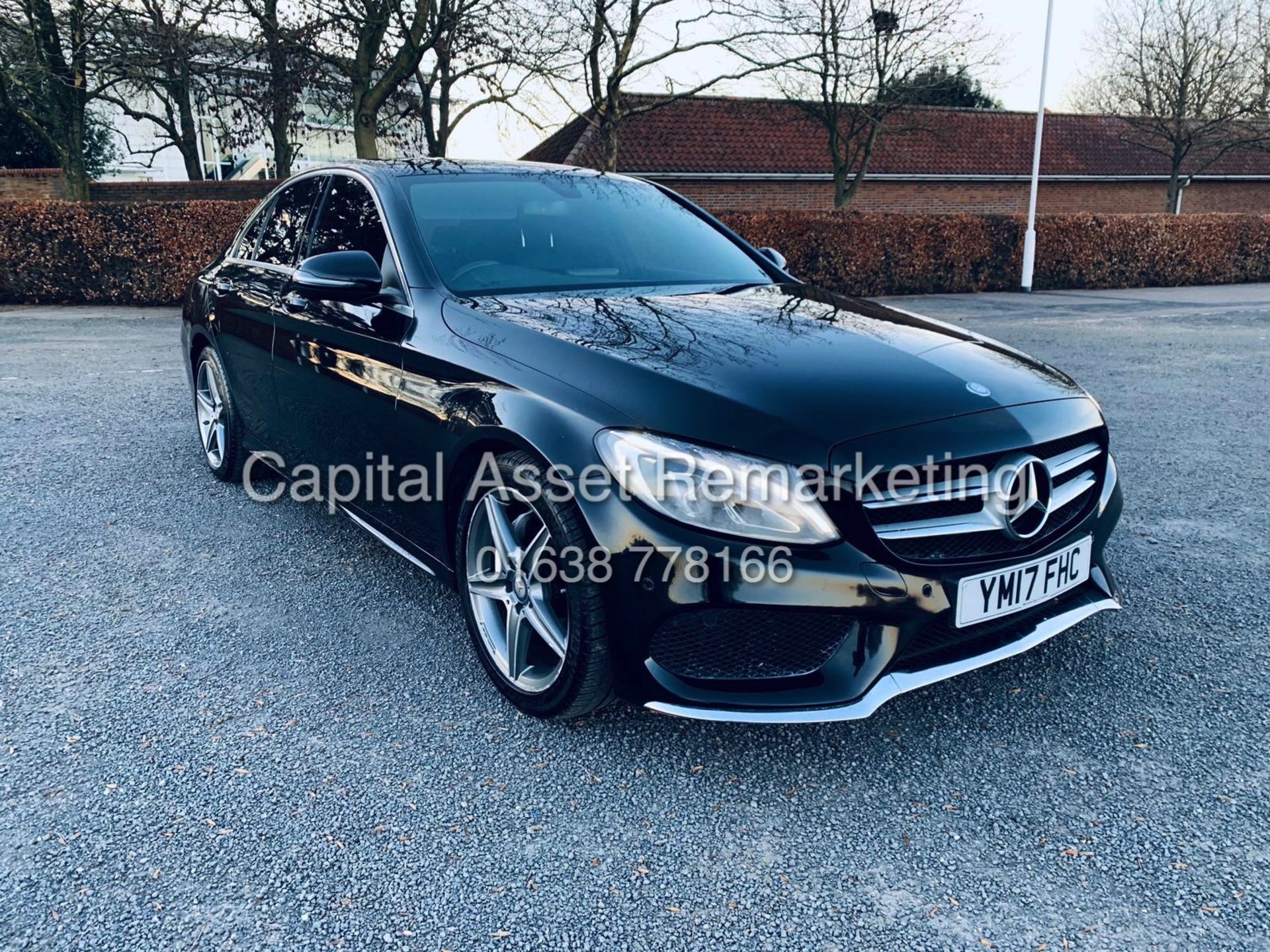 (On Sale) MERCEDES C220d "AMG LINE" 7G TRONIC AUTO (17 REG) 1 OWNER-SAT NAV -LEATHER-UNDER WARRANTY - Bild 2 aus 26