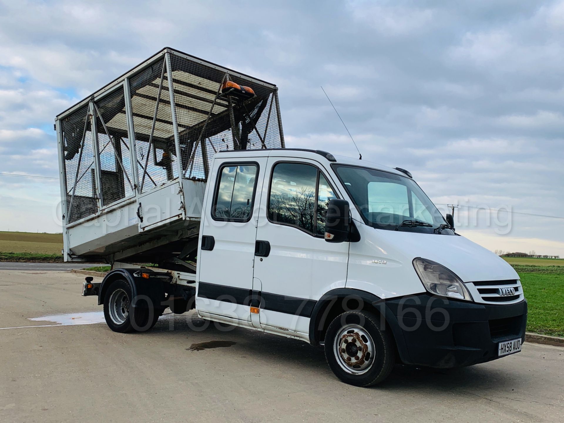 IVECO DAILY 35C12 *D/CAB - TIPPER* (2009 MODEL) '2.3 DIESEL - 115 BHP -5 SPEED' *LOW MILES*