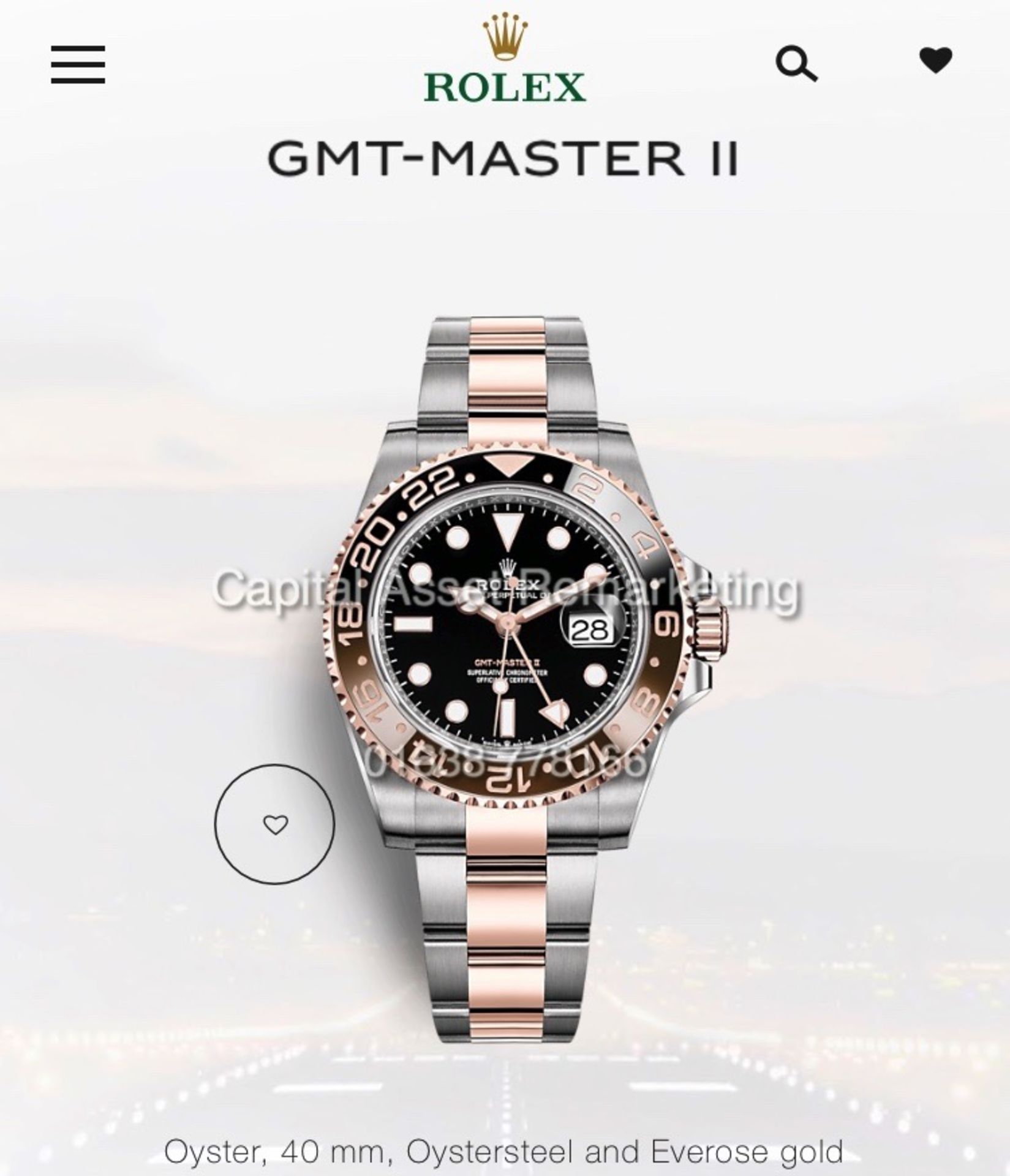 ROLEX GMT-MASTER11 "ROOTBEER" STEEL&18ct EVEROSE GOLD (NOVEMBER 2018-NEVER WORN) READY FOR CHRISTMAS