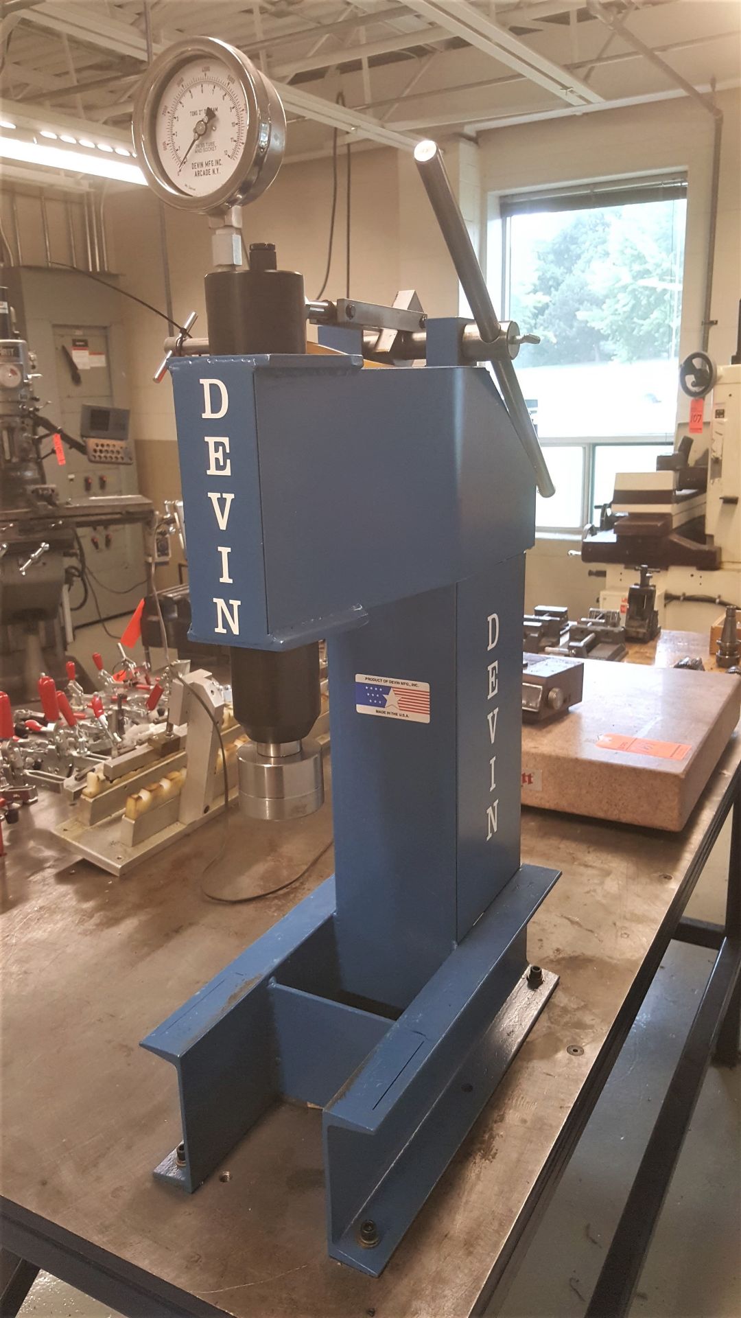 DEVIN LP-500 10-ton hydraulic Arbor Press - Image 2 of 3