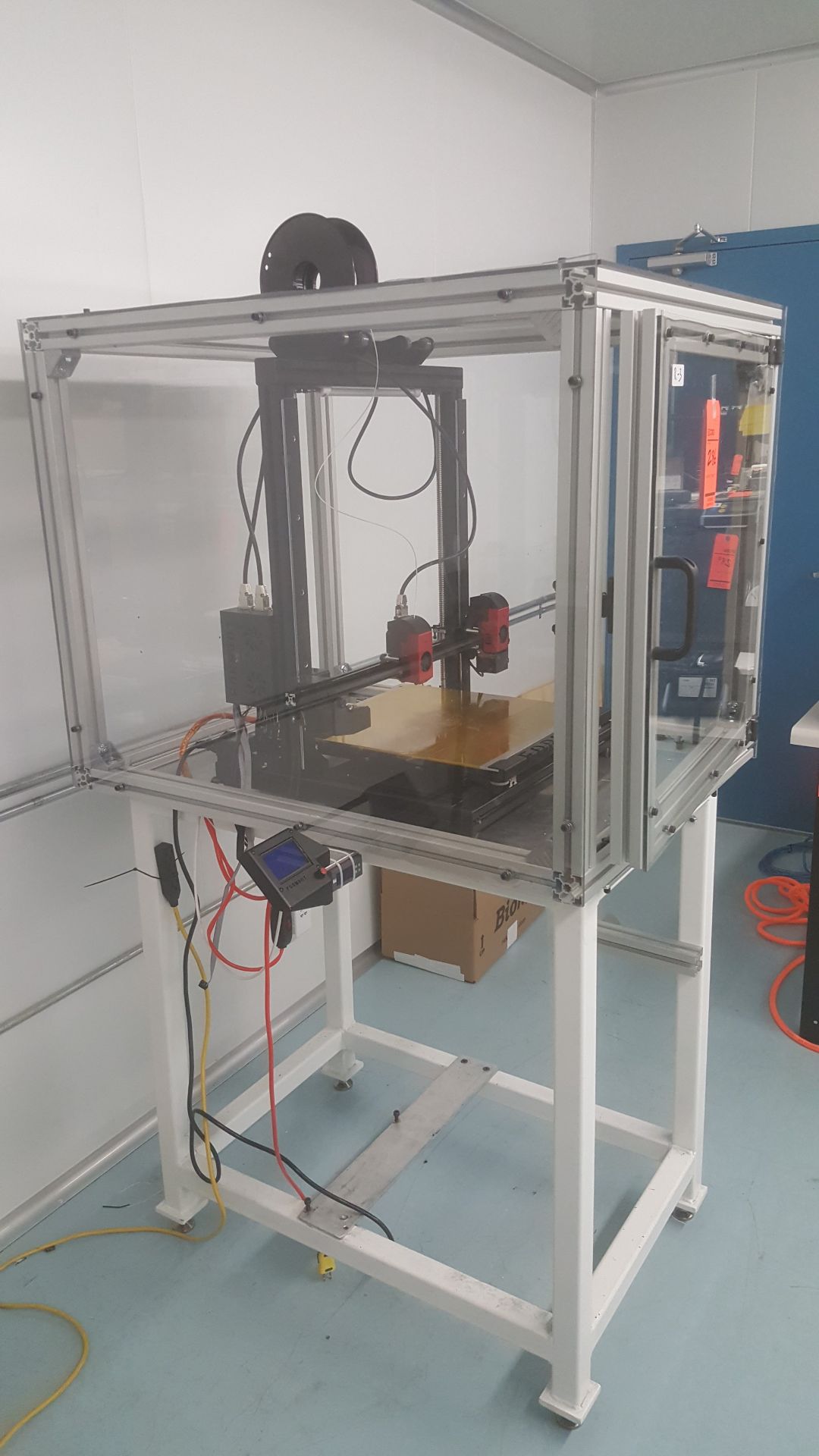 T-REX 30-printer with/formbot frame inside Plexiglas enclosure on steel frame - Image 2 of 5