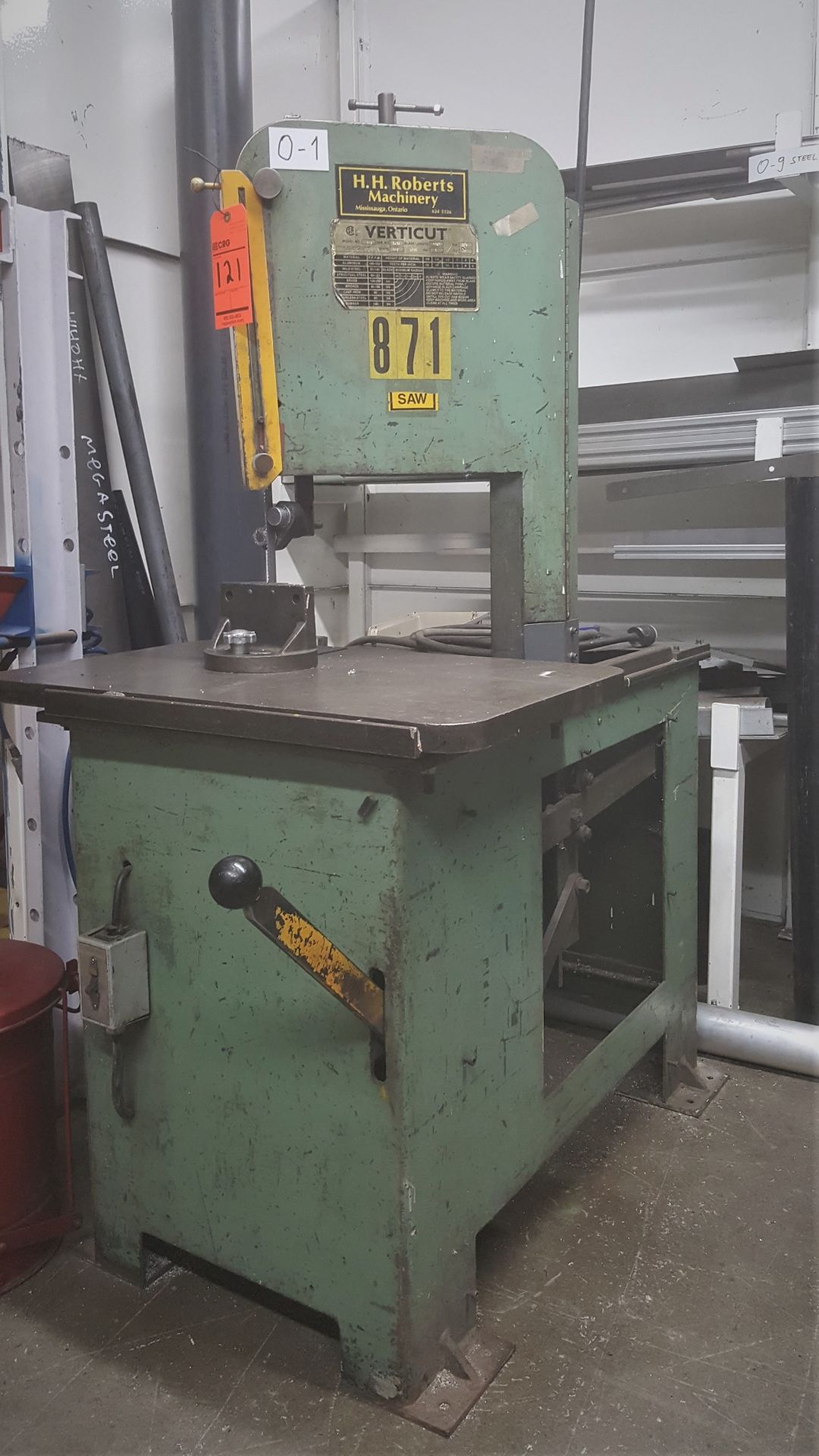 VERTICUT 1-phase vertical bandsaw mod.115