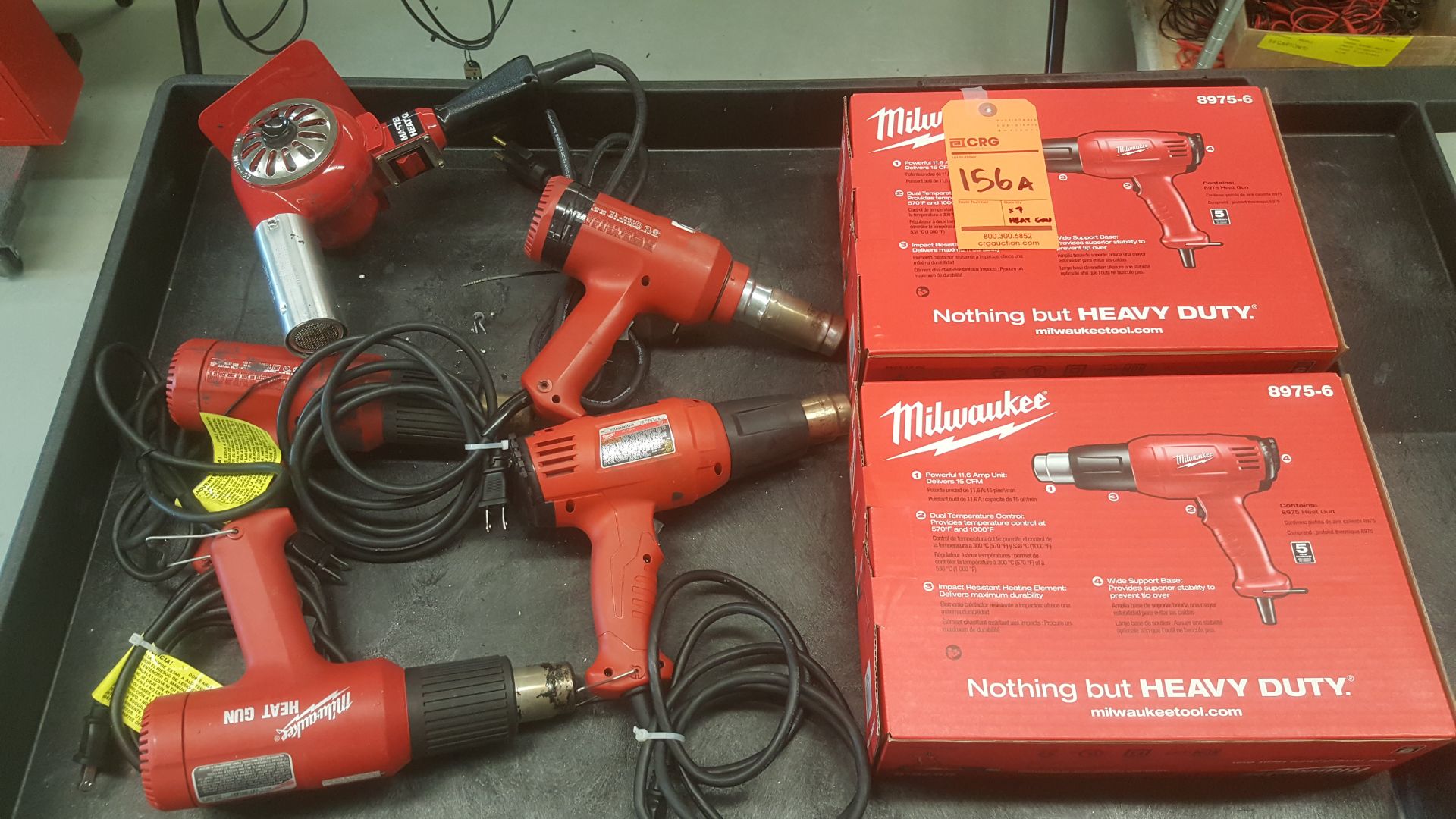 (7)Milwaukee AC heat guns