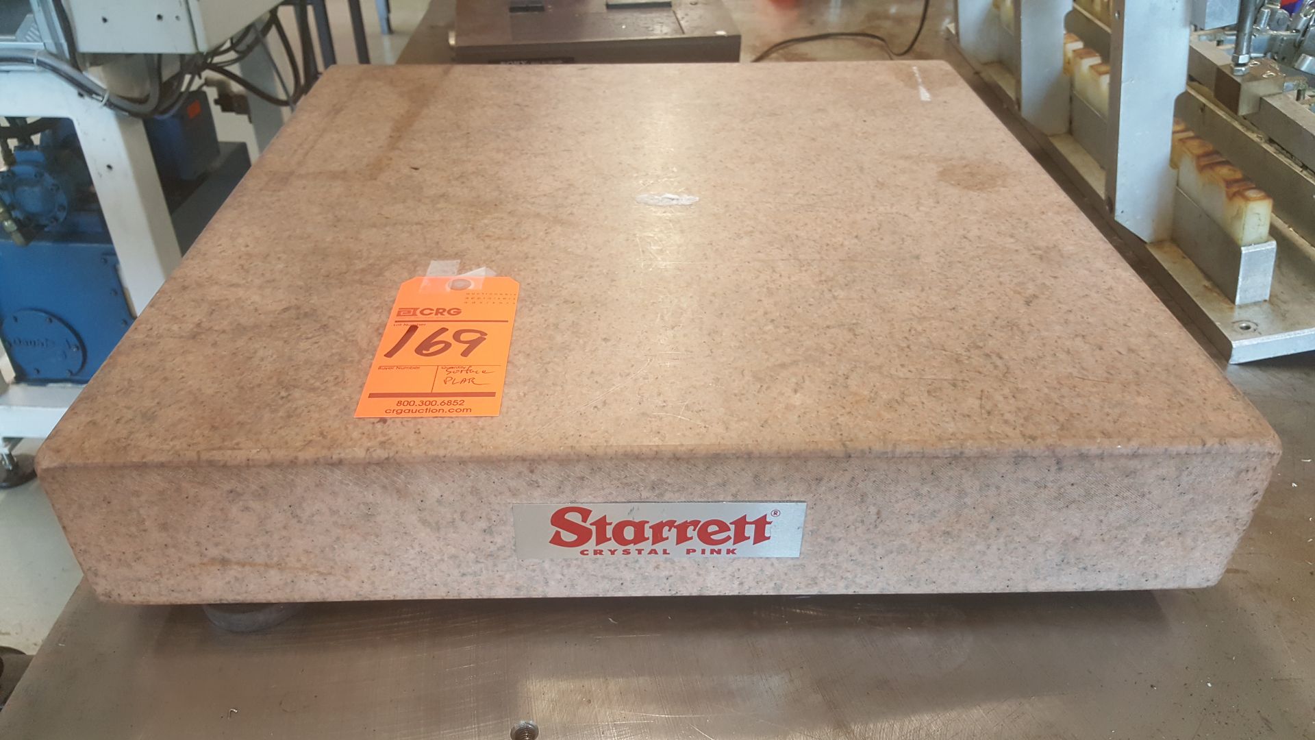 STARRETT pink granite surface plate (24"x24''x4")