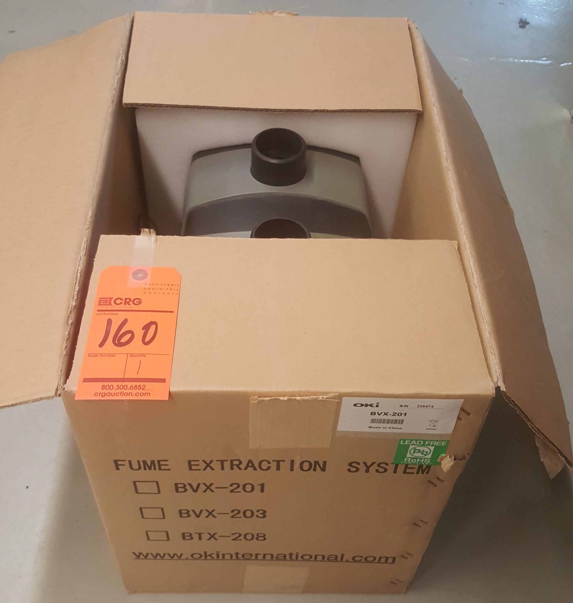 OKI fume extractor mod.BVX-201 (in box) - Image 2 of 2