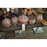 LOT COPPER POTS