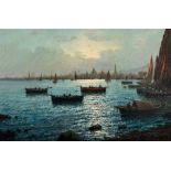 Vincenzo D'Auria O/C Harbor Scene