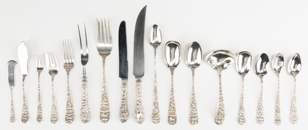 Kirk & Sons Repousse Flatware + more, 80 total Pcs. - Image 3 of 26