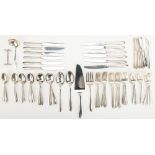 83 Pcs Heirloom Sterling Flatware, Lasting Spring, 84 pcs total